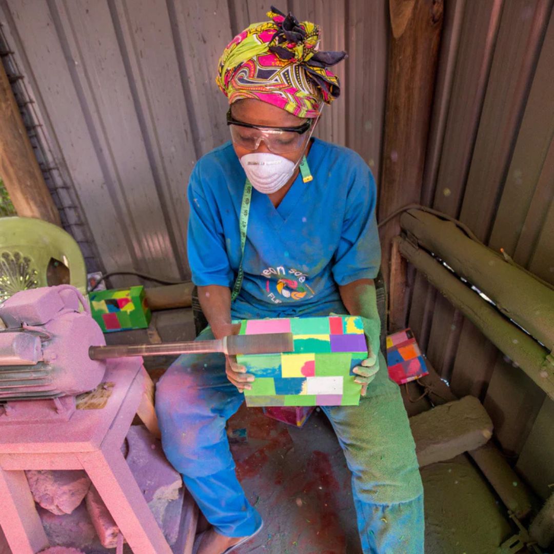 Recycled Yoga Block Midnight