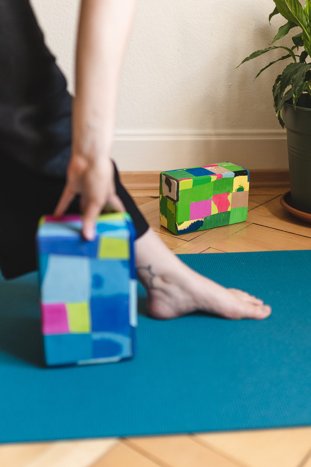 Recycled Yoga Block Wave