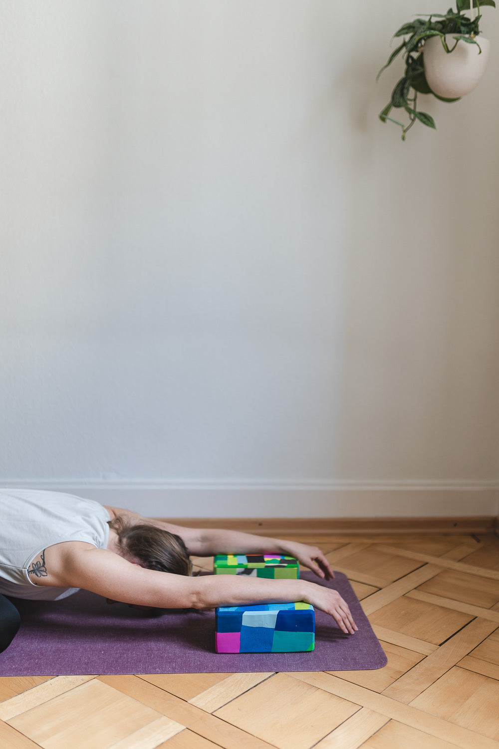 Recycled Yoga Block Wave