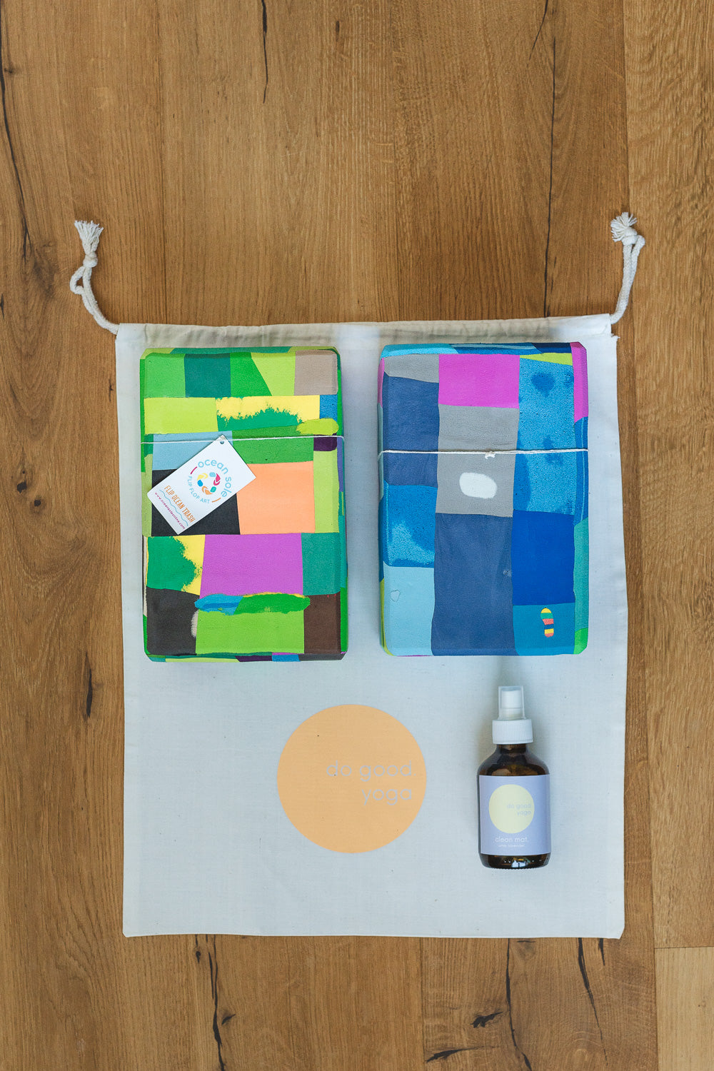 Recycled Yoga Block Wave