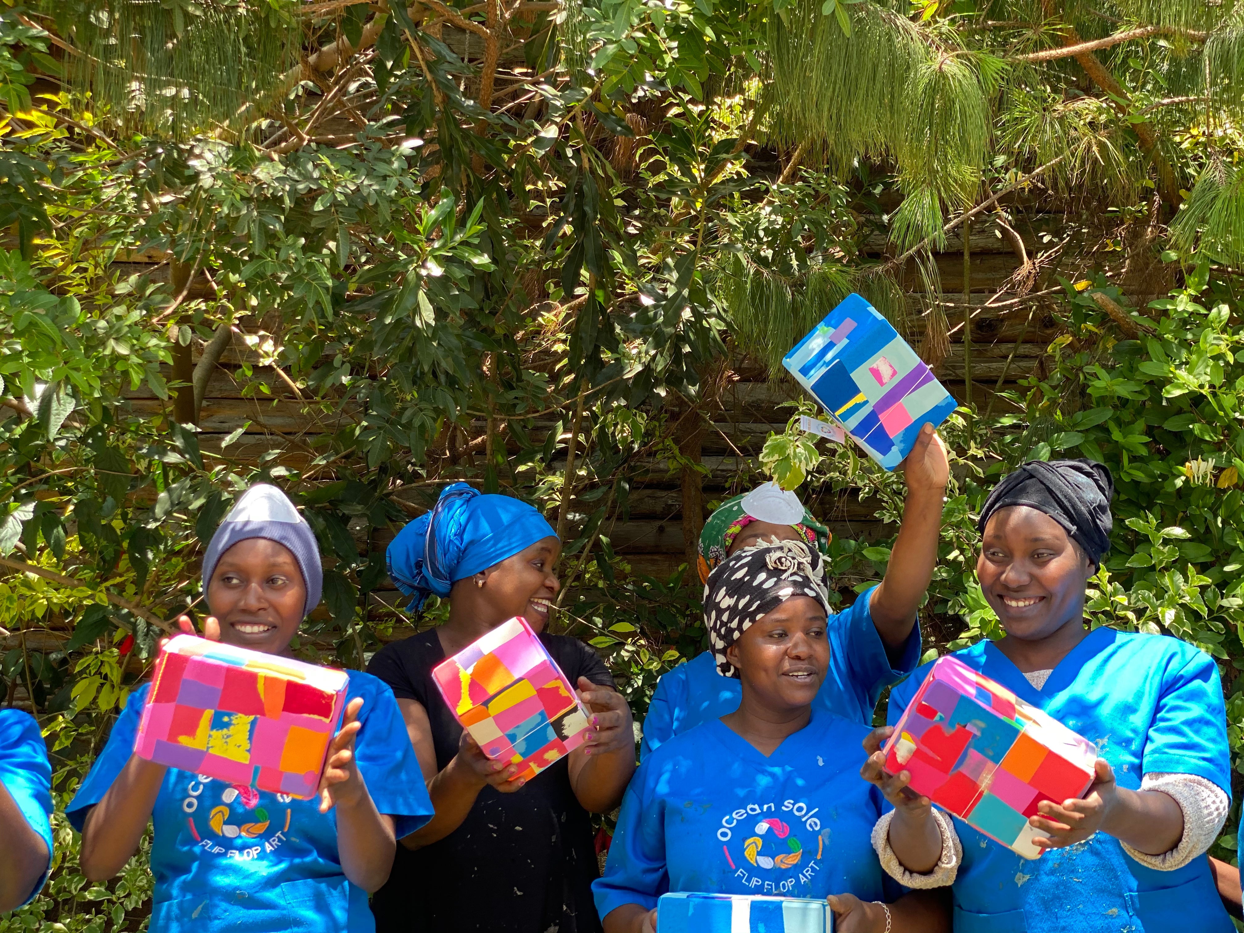 Recycled Yoga Block Wave