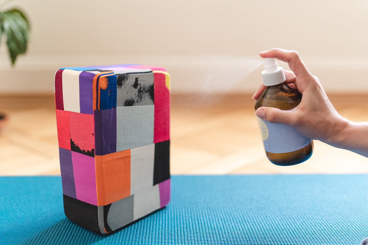 Recycled Yoga Block Set inkl. gratis Reinigungsspray (150ml)