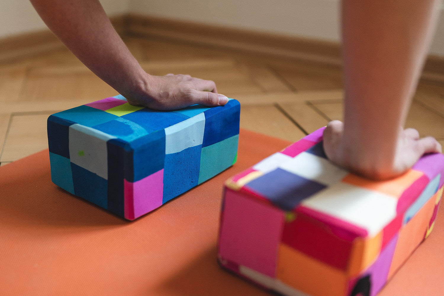 Recycled Yoga Block Wave