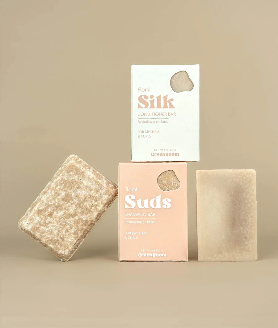 Fester Conditioner Floral - Trockenes / Sprödes / Strapaziertes Haar