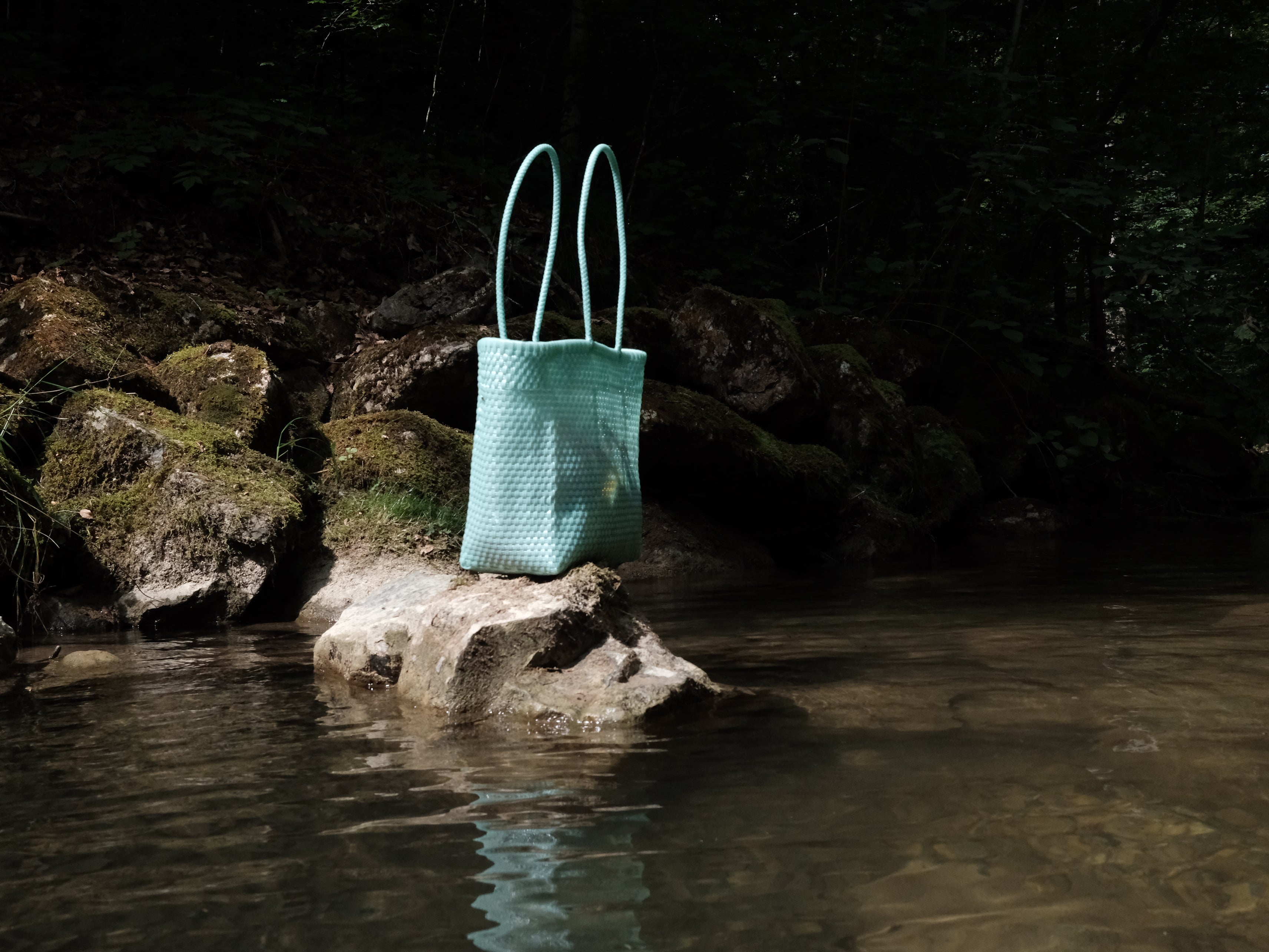 Alma Tote Mediana Jelly Mint