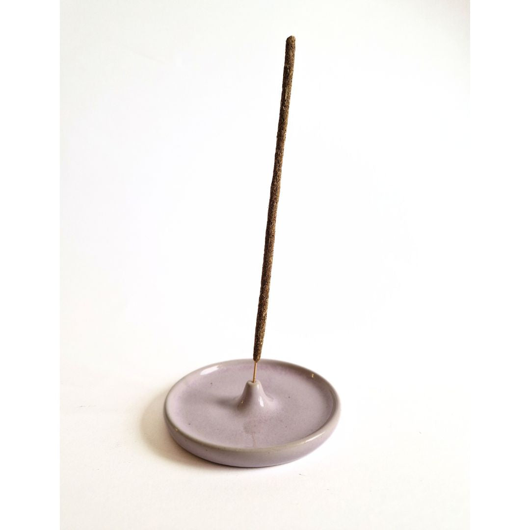 Räucherstäbchenhalter Keramik Lila