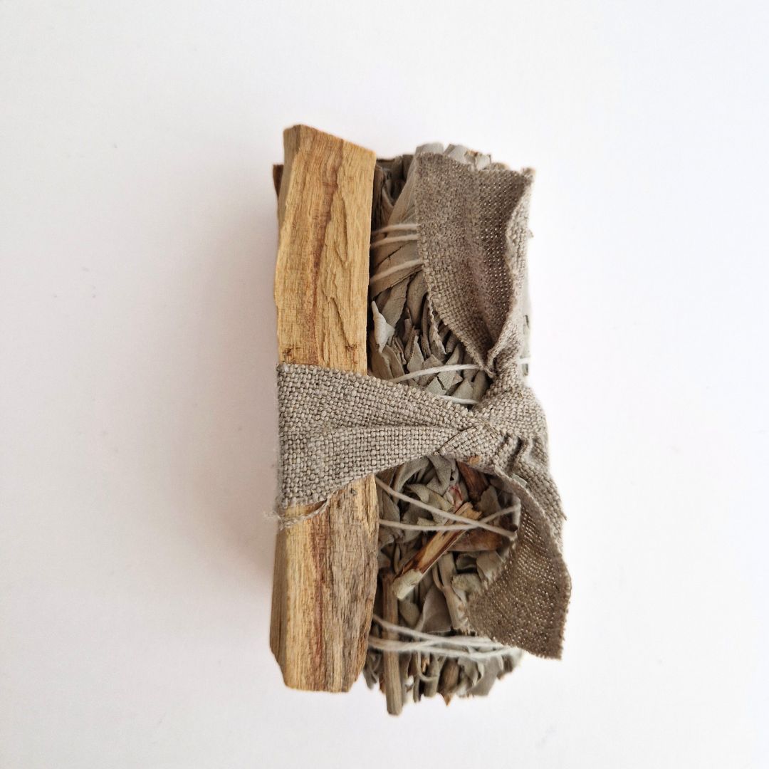 Weisser Salbei & Palo Santo Räucherbündel Duo