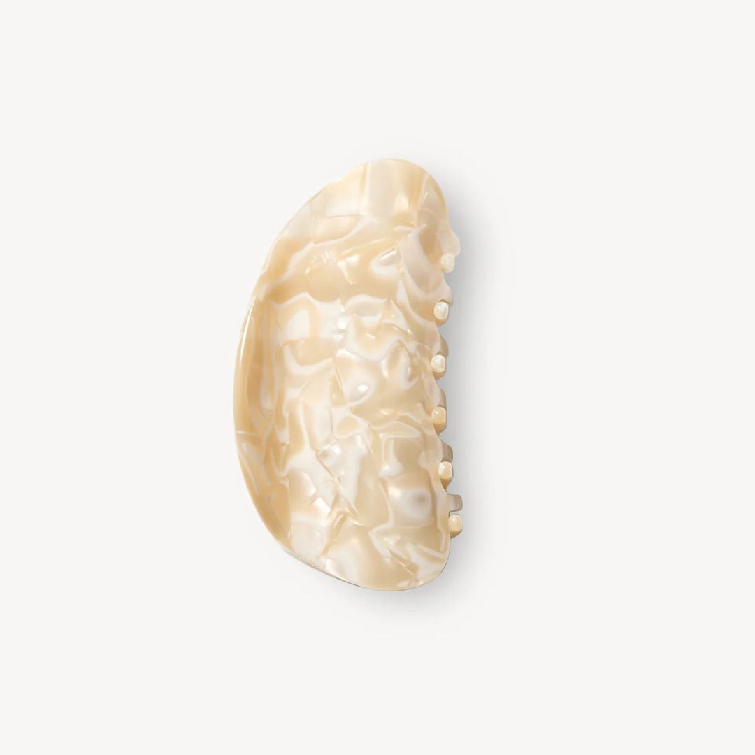 Haarklammer - Machete Crescent Ivory