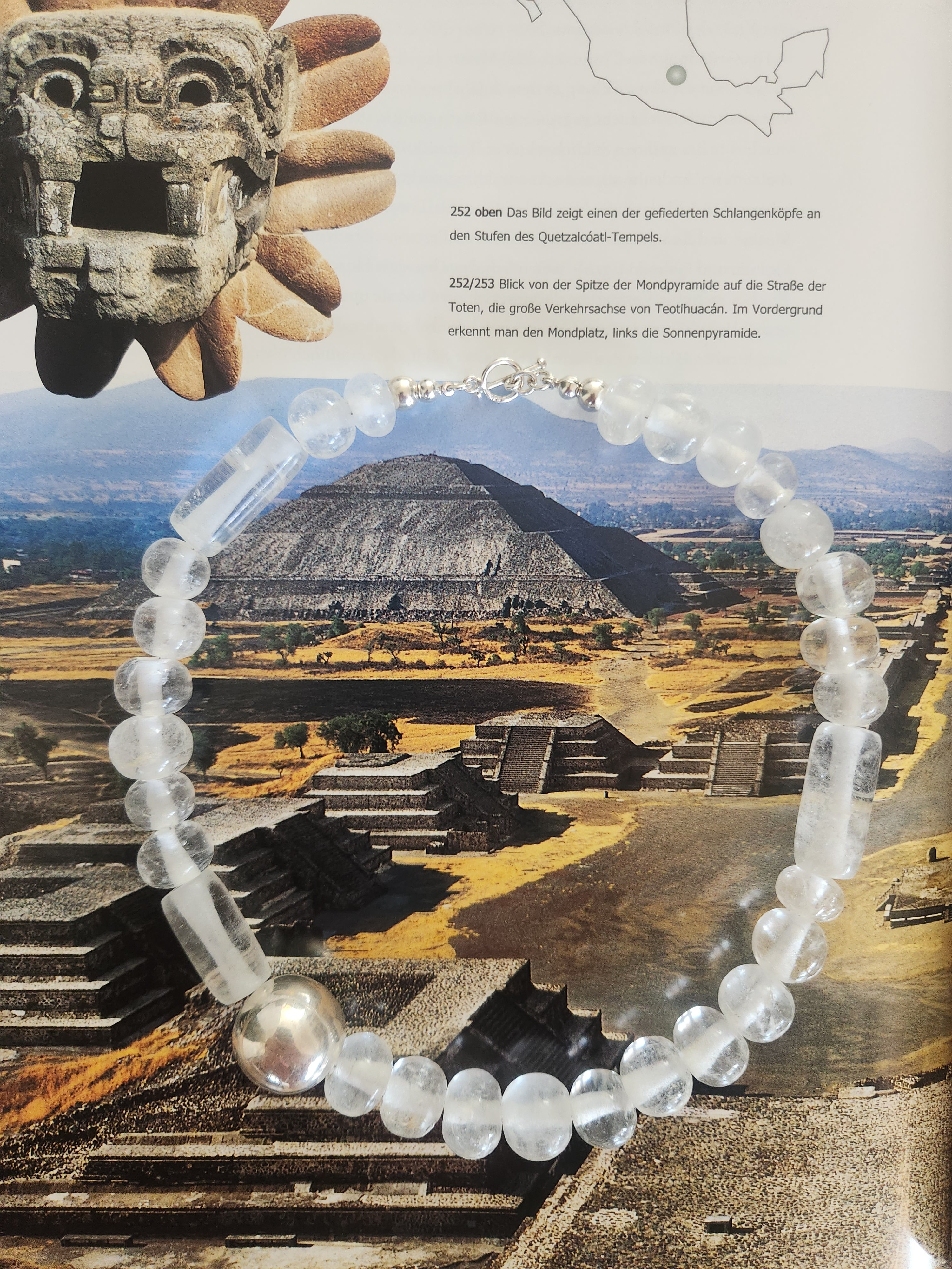 Amuleto completo puro quarzo cristal