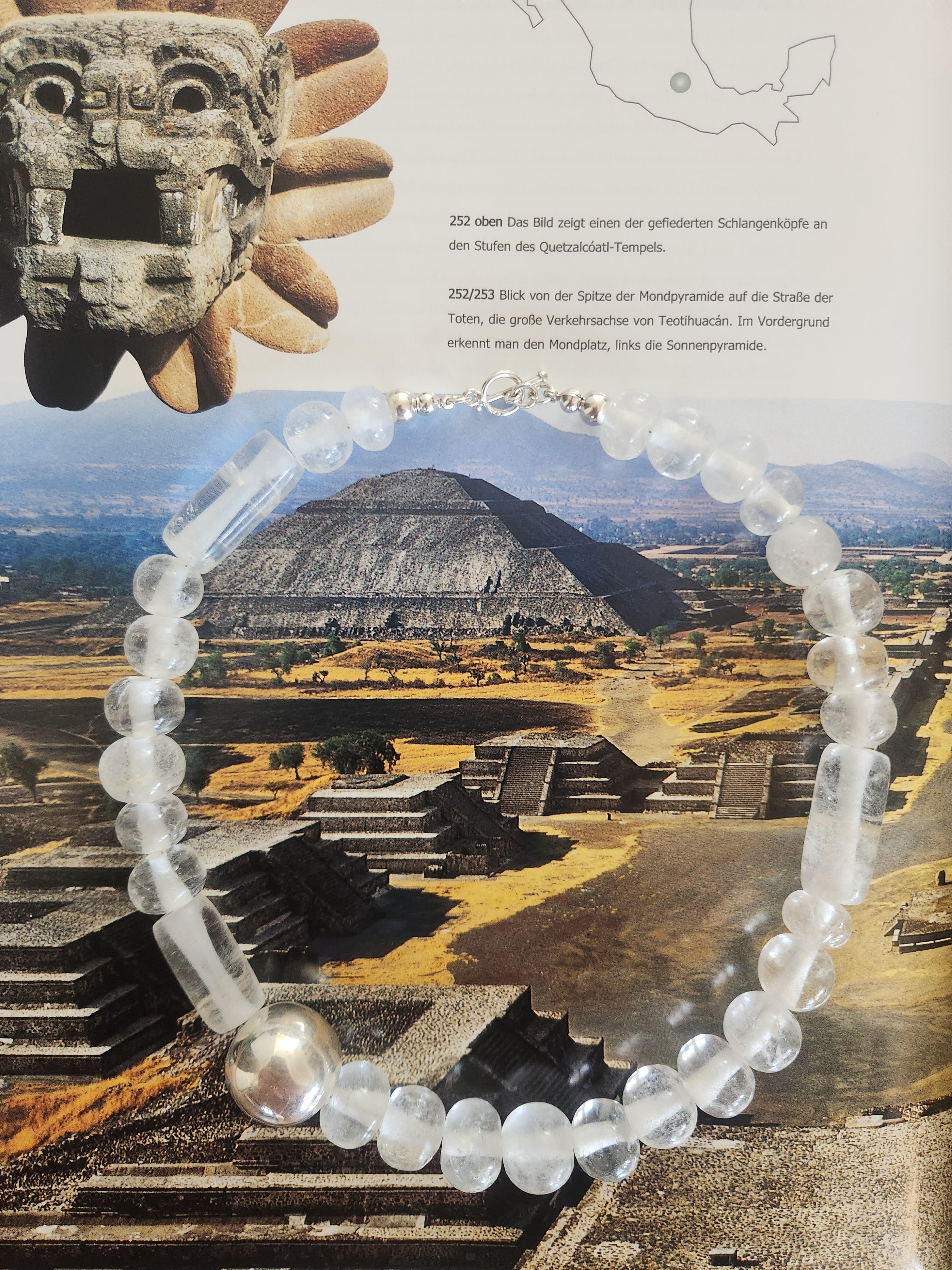 Amuleto completo puro quarzo cristal