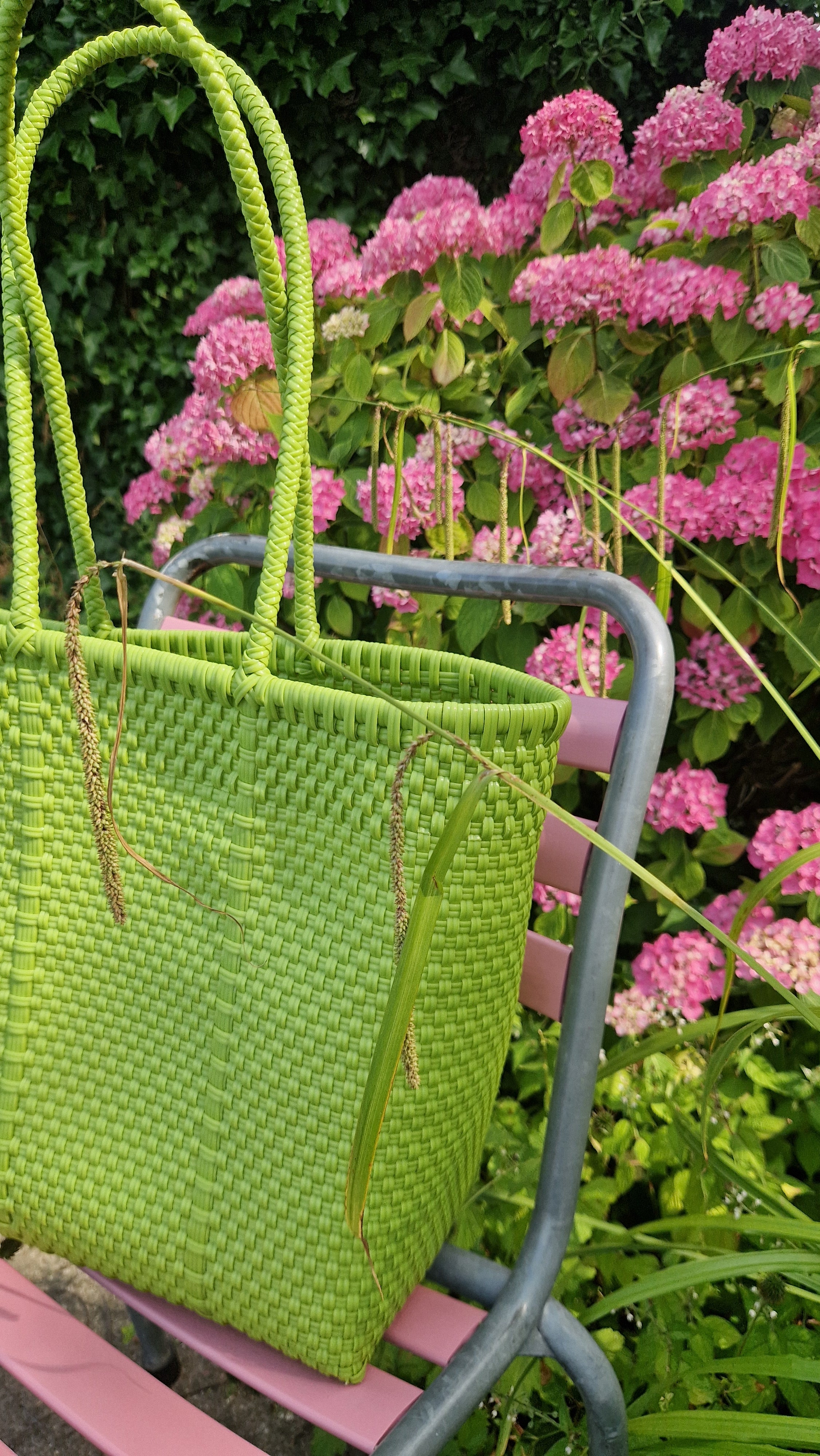 Alma Tote Chica Lime Green
