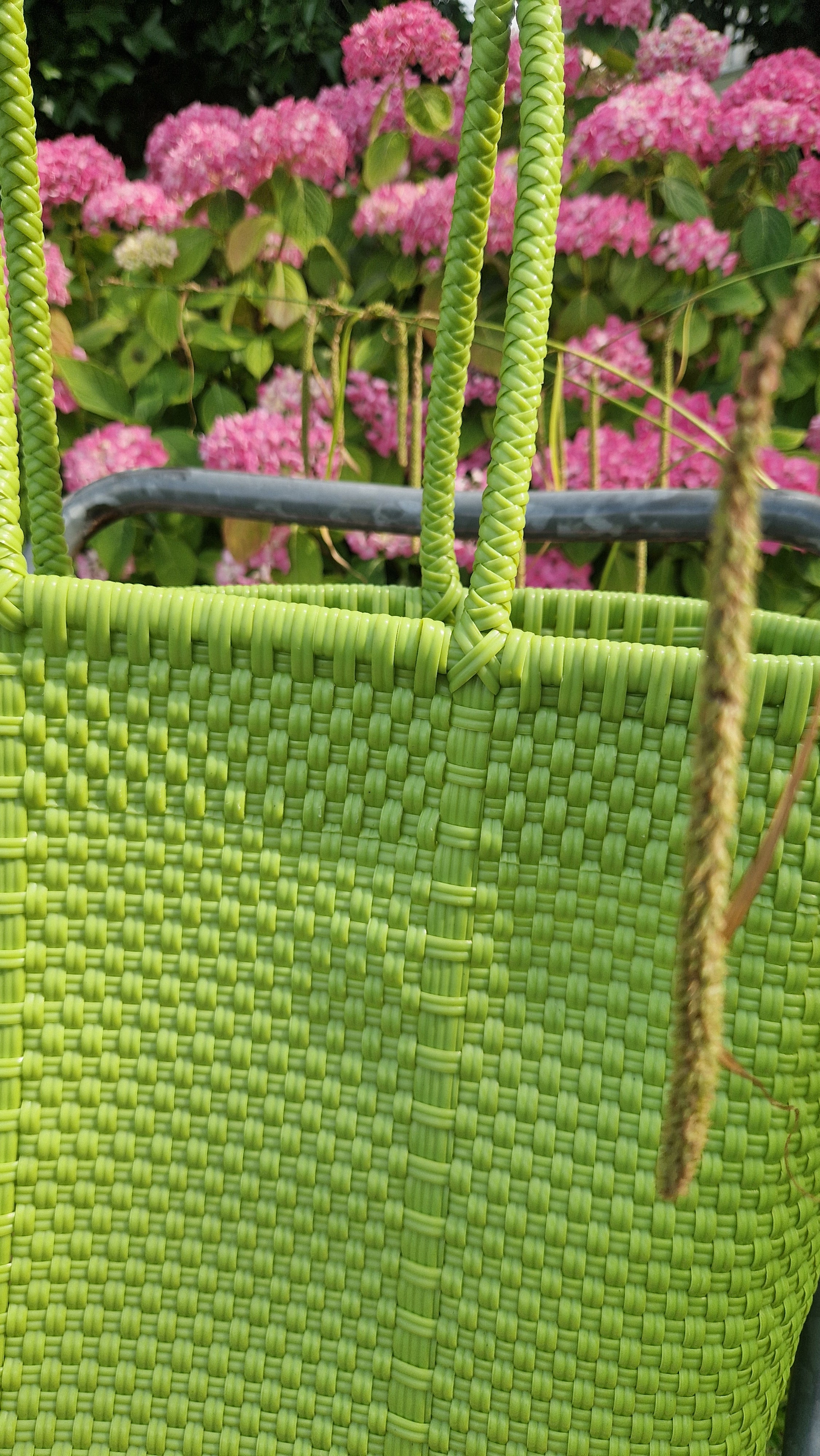 Alma Tote Chica Lime Green