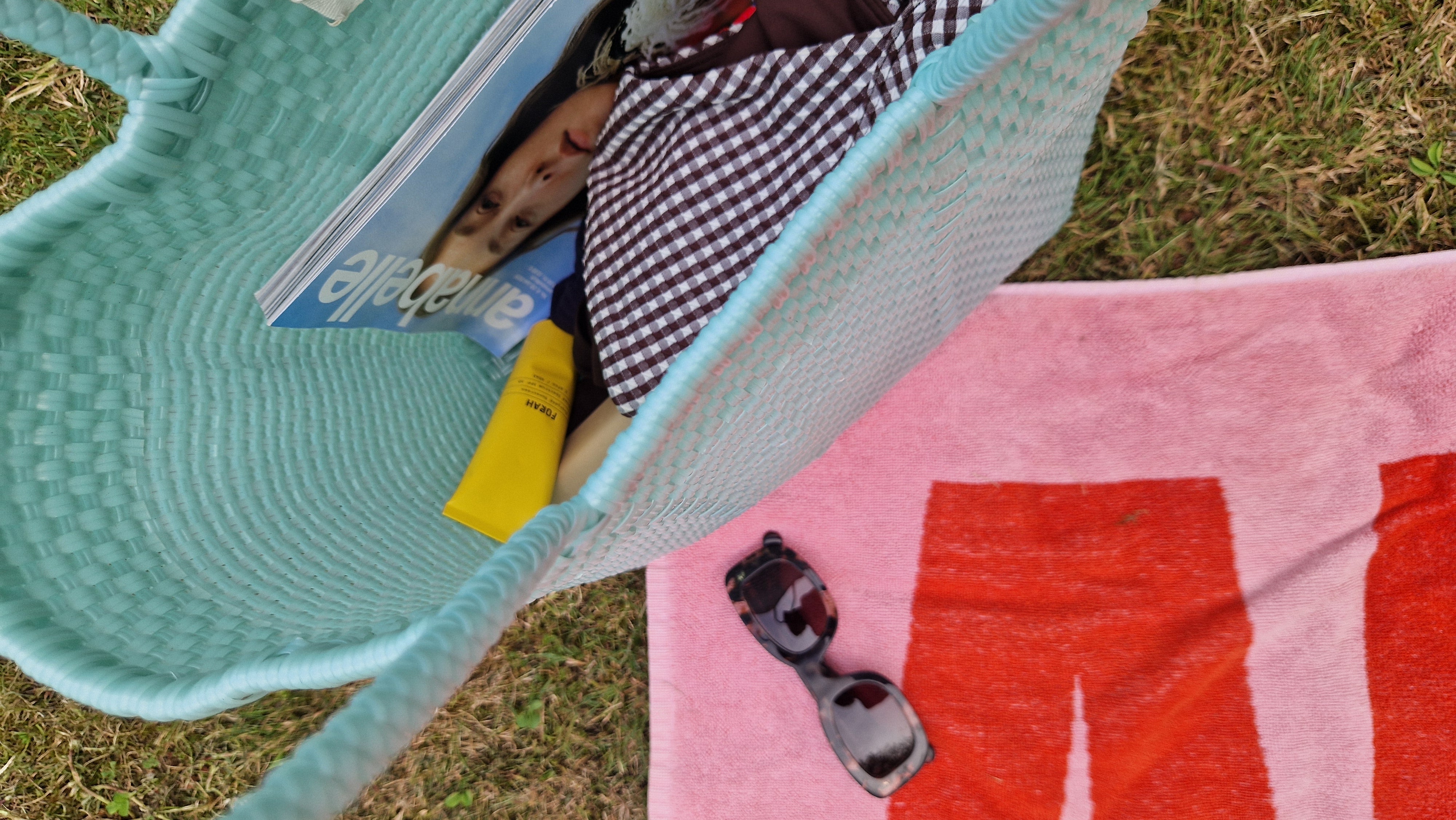 Alma Tote Grande Jelly Mint