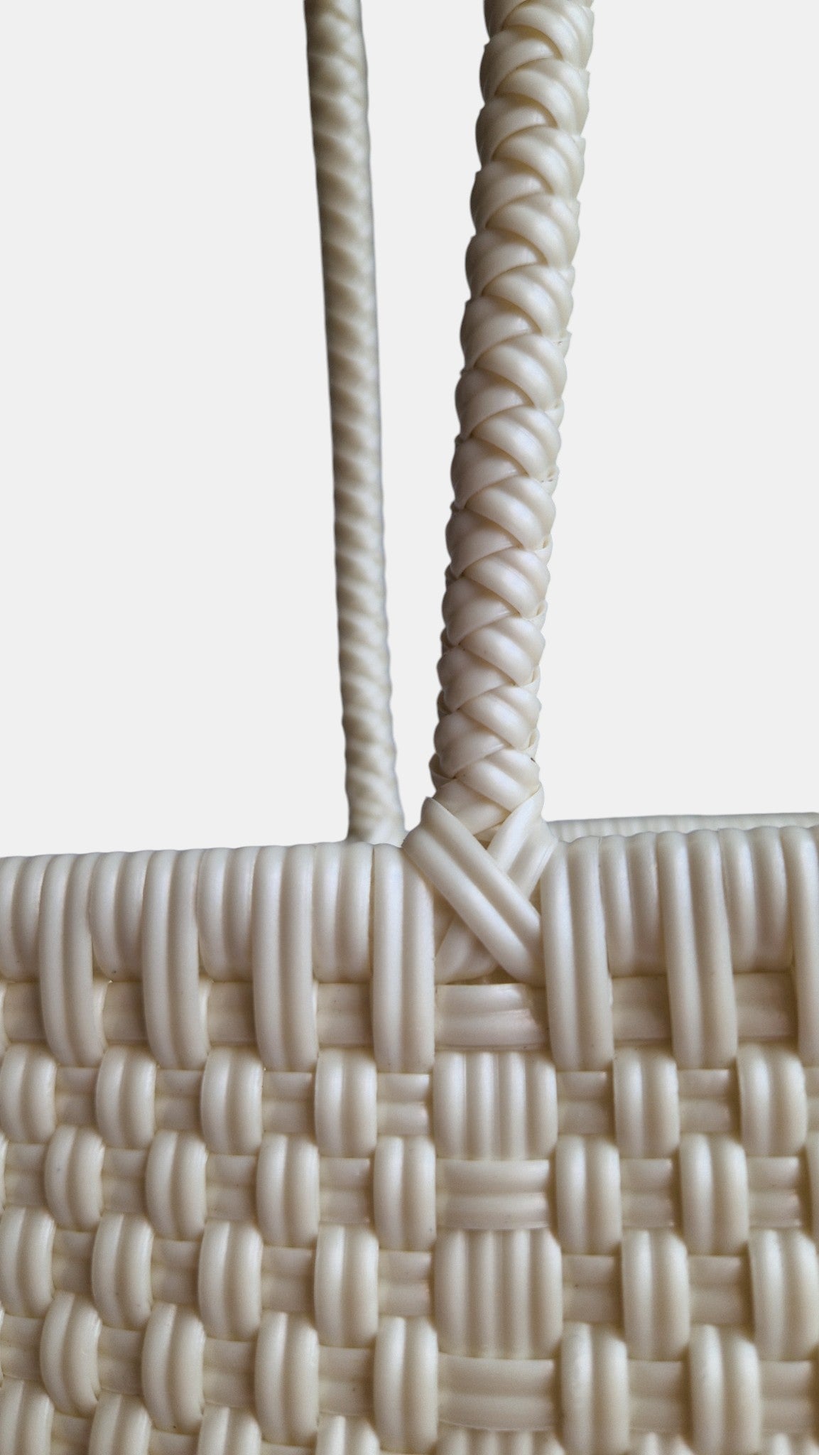 Alma Tote Chica Pearl White