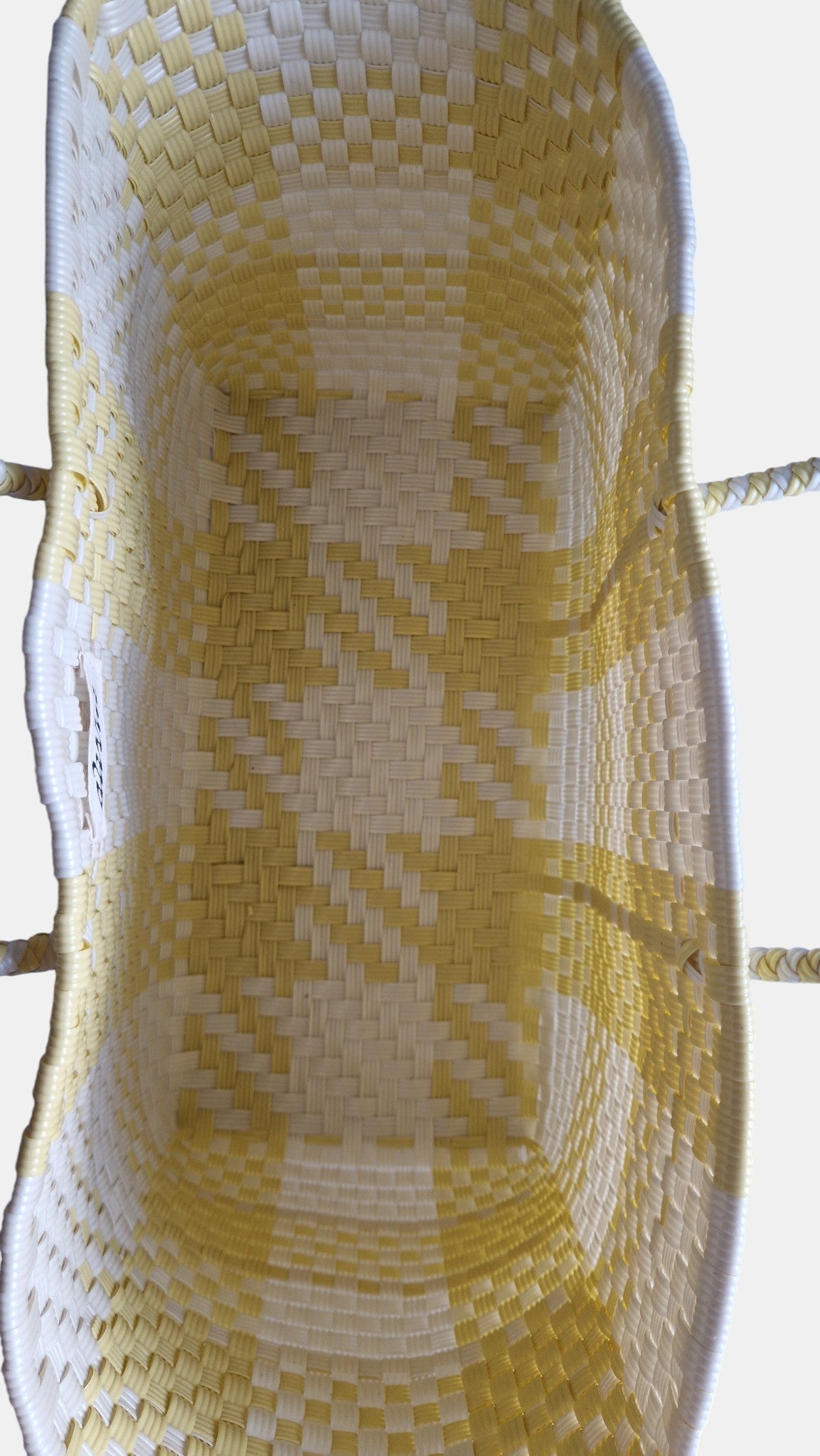 Alma Tote Extra Grande Plaid Yellow