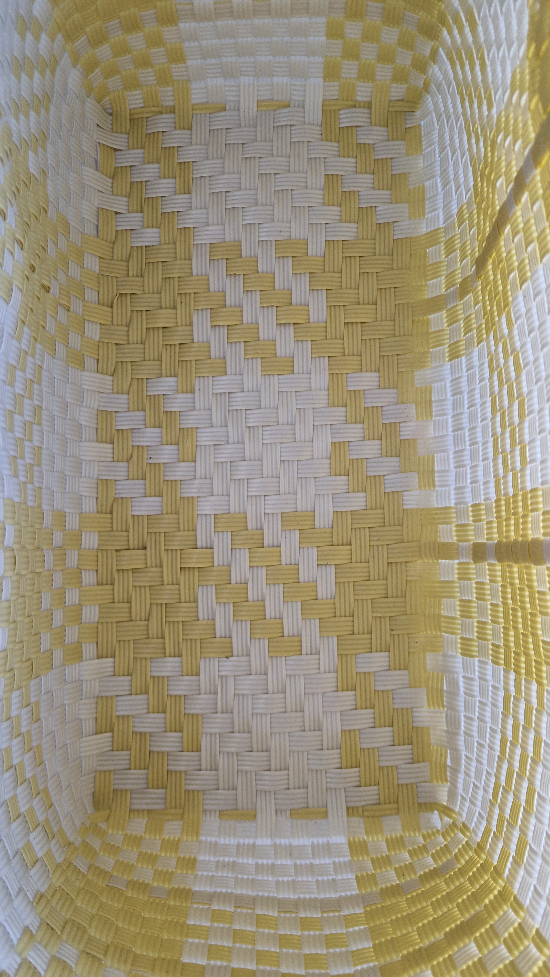 Alma Tote Mediana Plaid Yellow