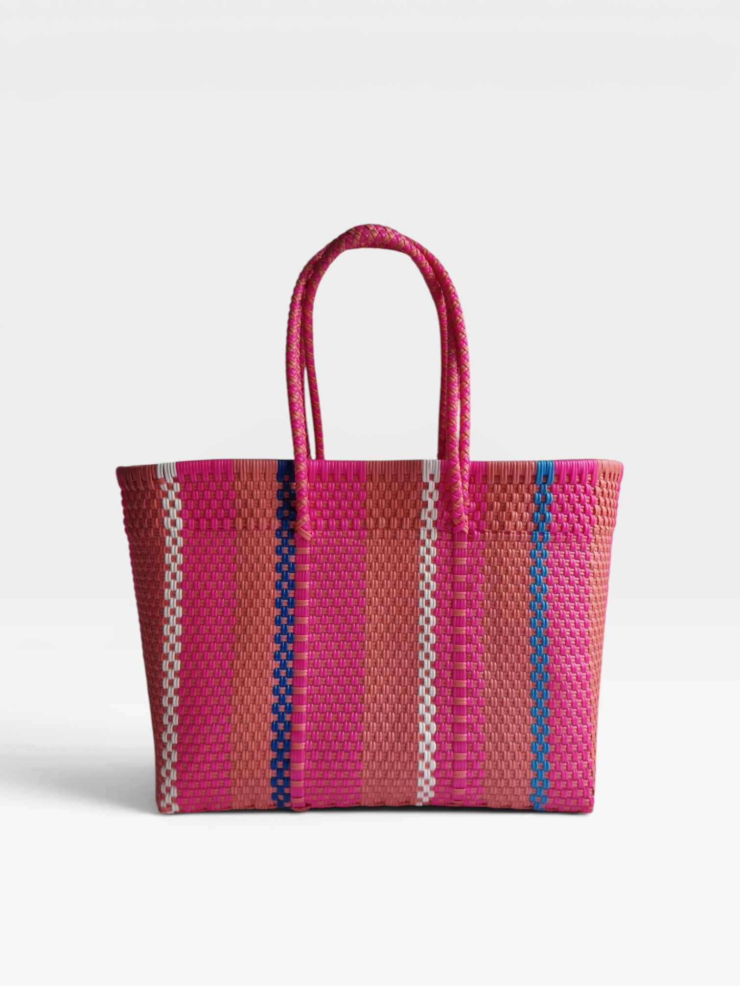 Alma Tote Grande Stripes Pink