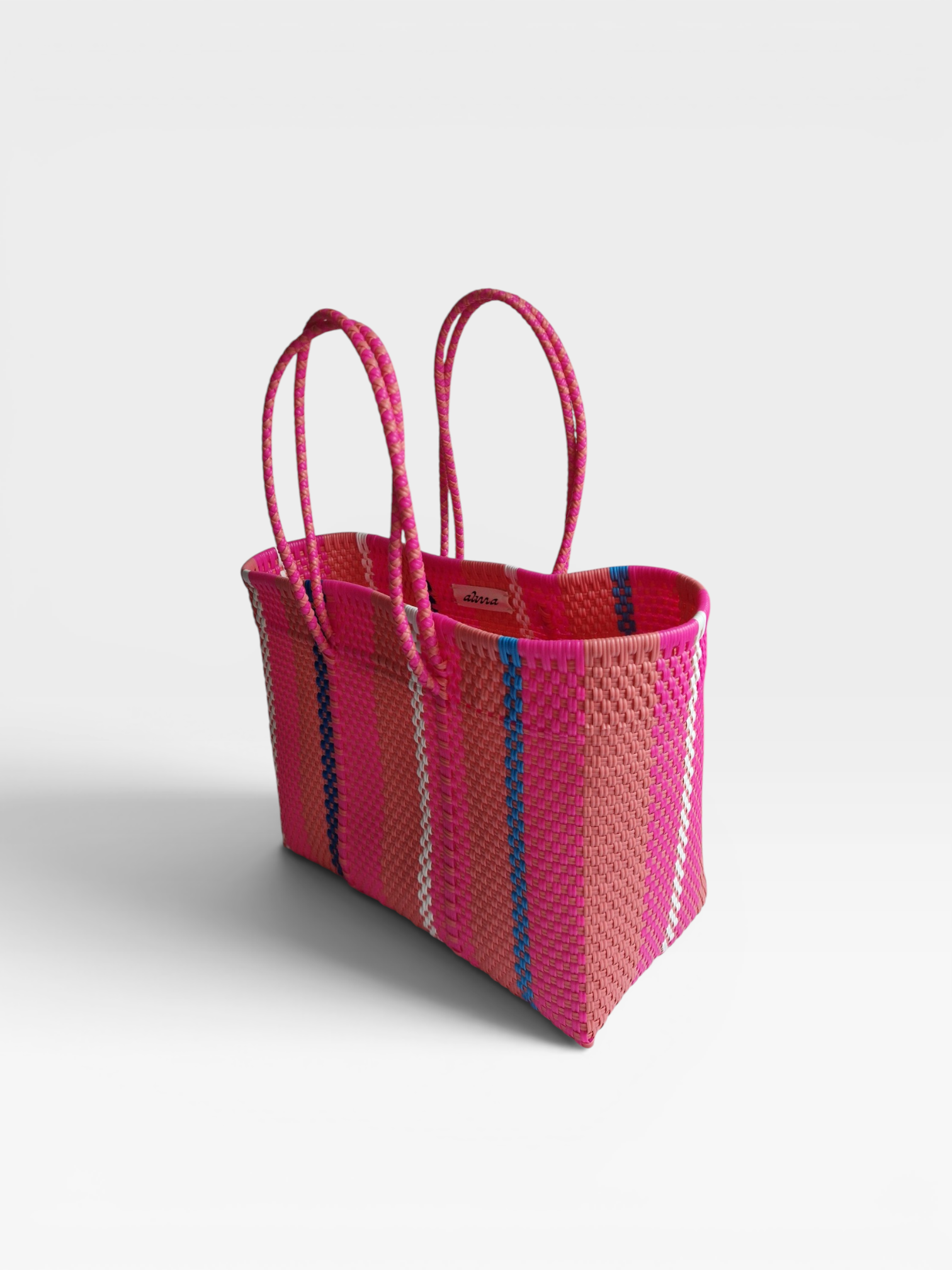 Alma Tote Grande Stripes Pink