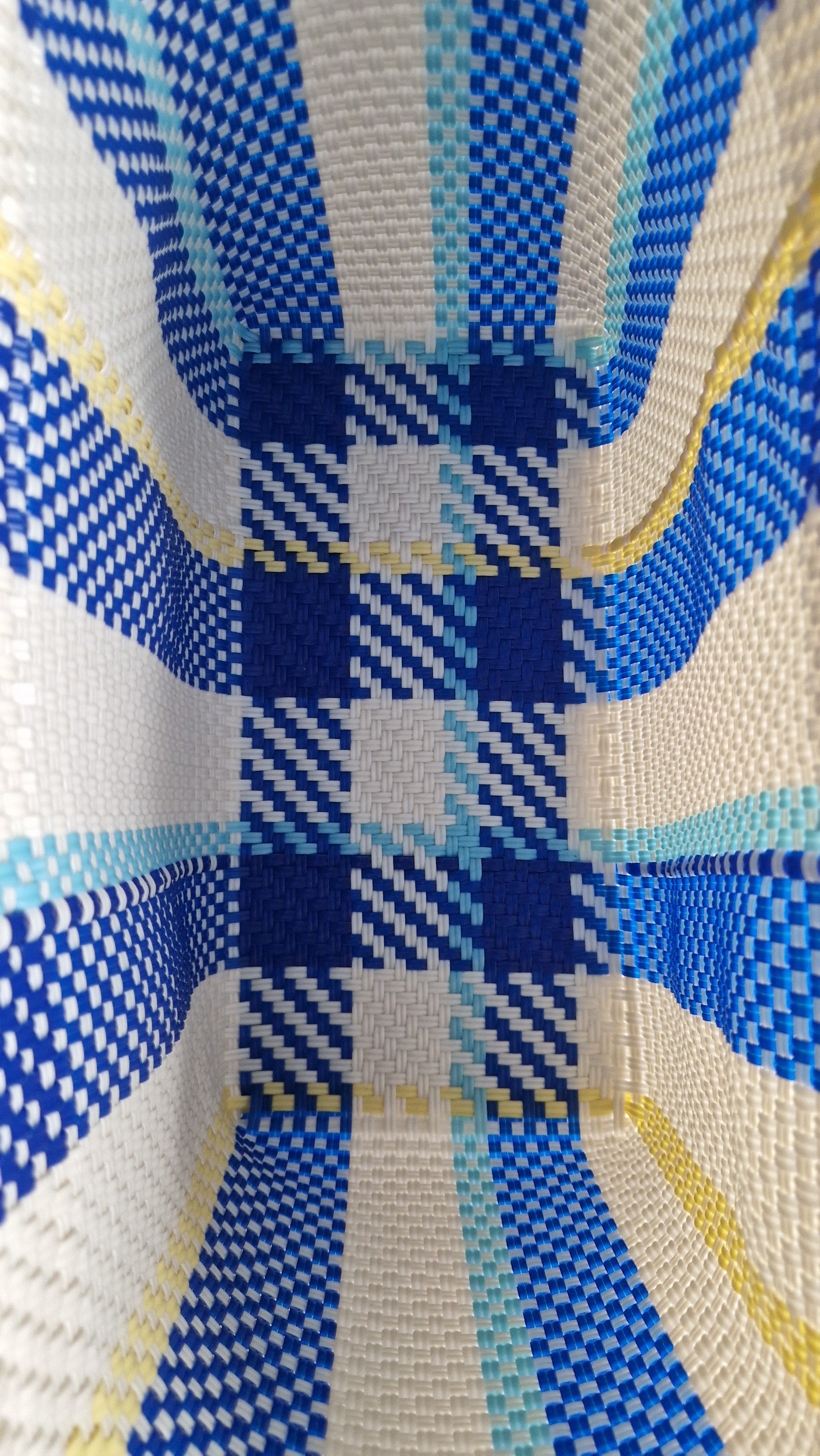 Alma Tote Mediana Stripes Blue