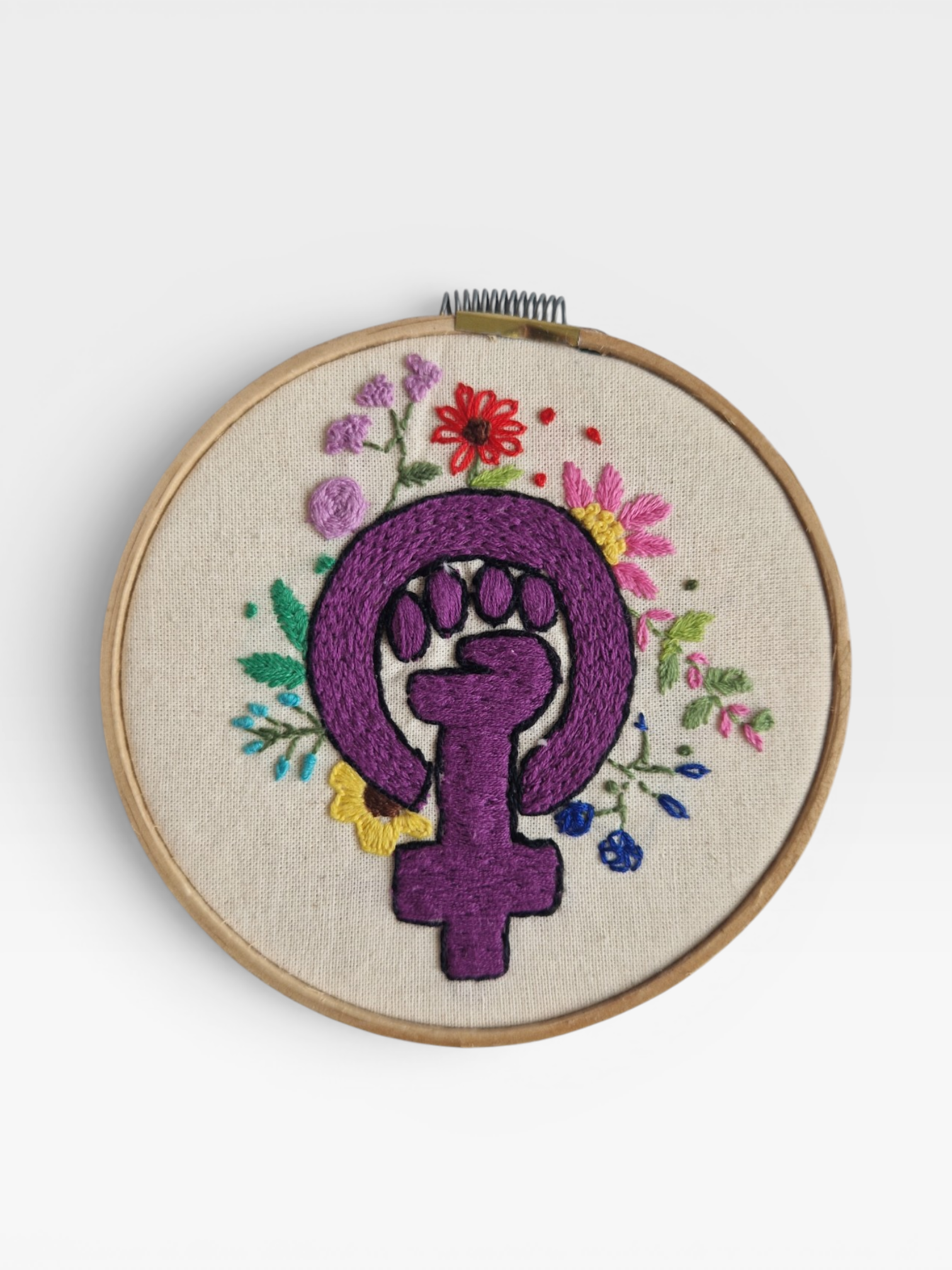 Kotty Embroidery Art Bild - Colectiva Feminista