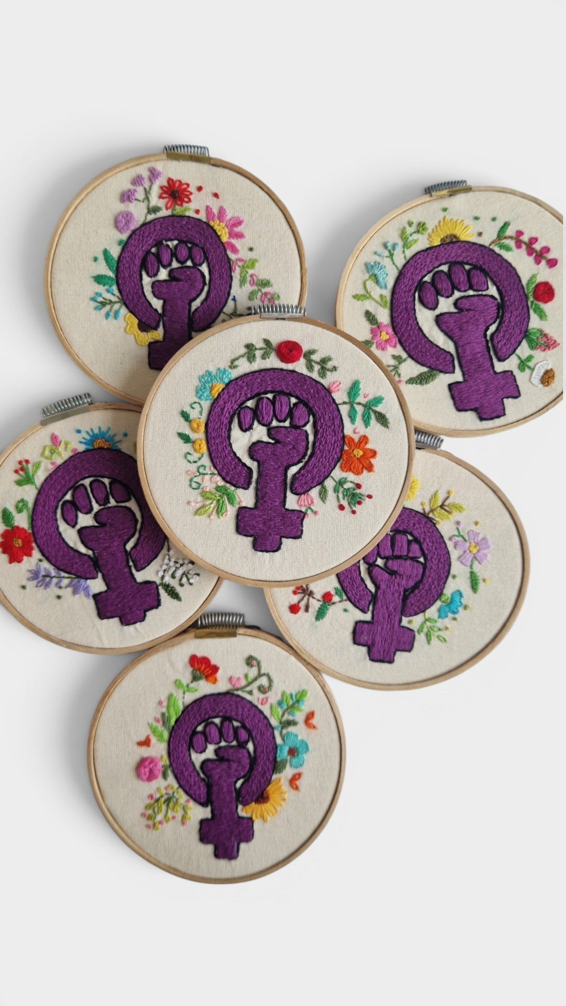 Kotty Embroidery Art Bild - Colectiva Feminista