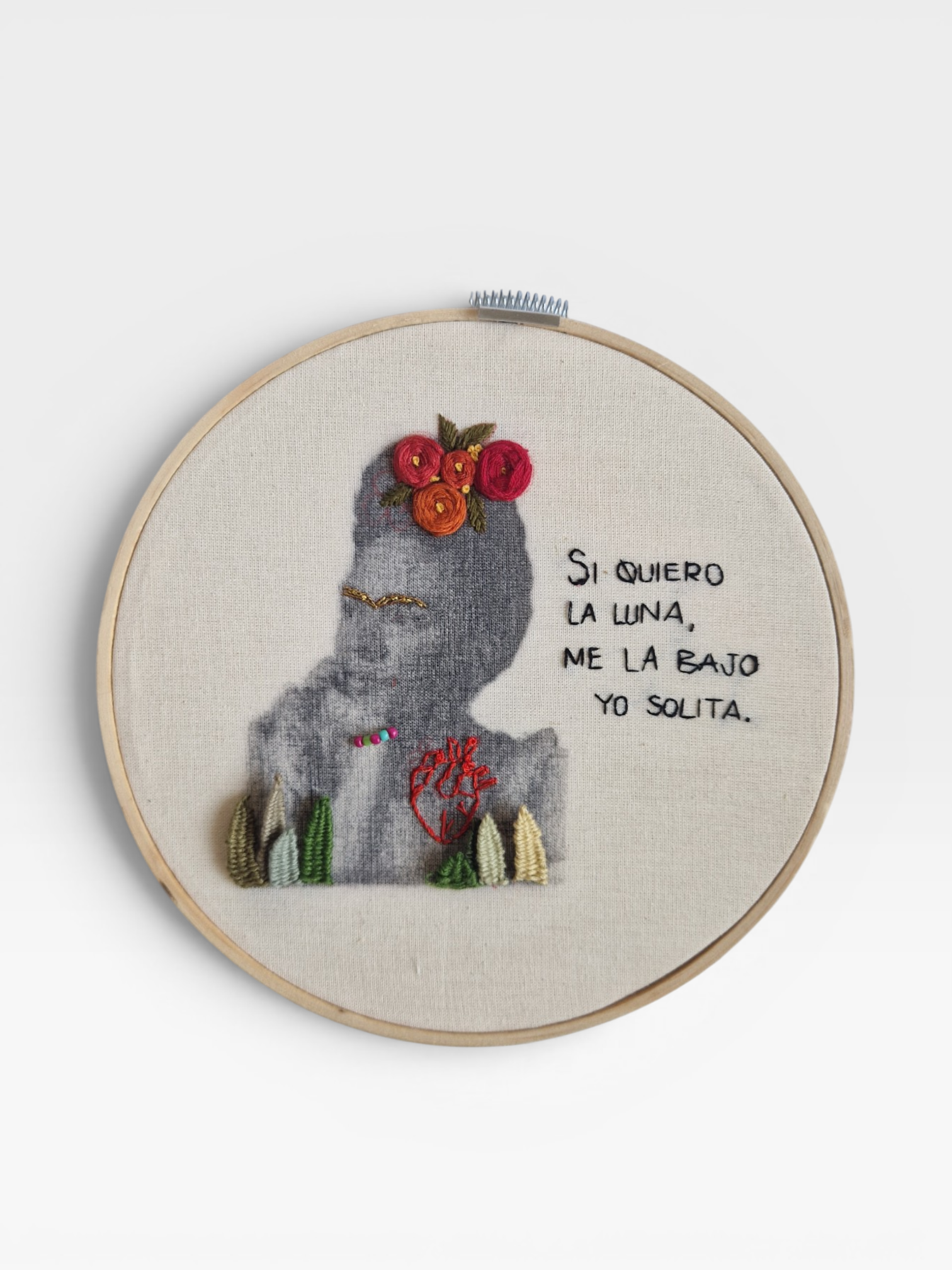 Kotty Embroidery Art Bild - Frida