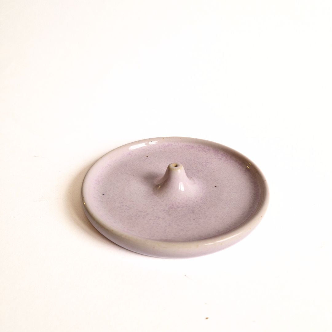 Räucherstäbchenhalter Keramik Lila