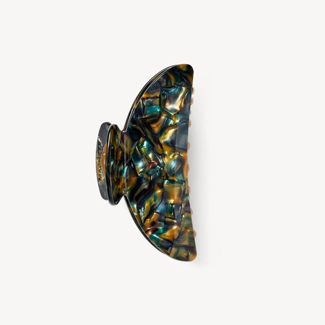 Haarklammer - Machete Midi Heirloom Green Tortoise