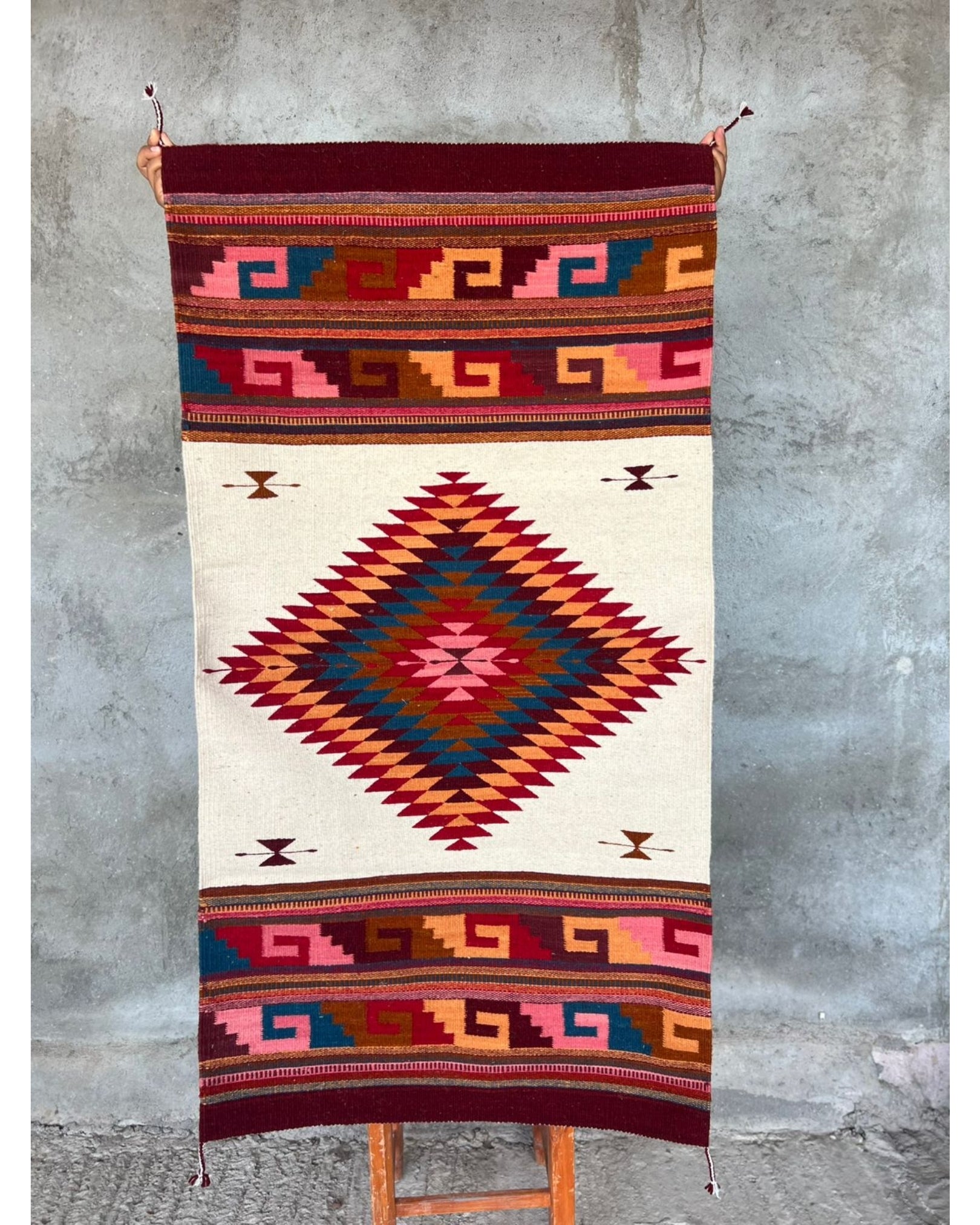 Wollteppich Oaxaca - #11 (80 x 150 cm)