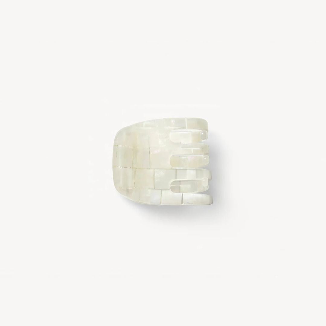 Haarklammer - Machete Mini Claw Opalite Shell Checker