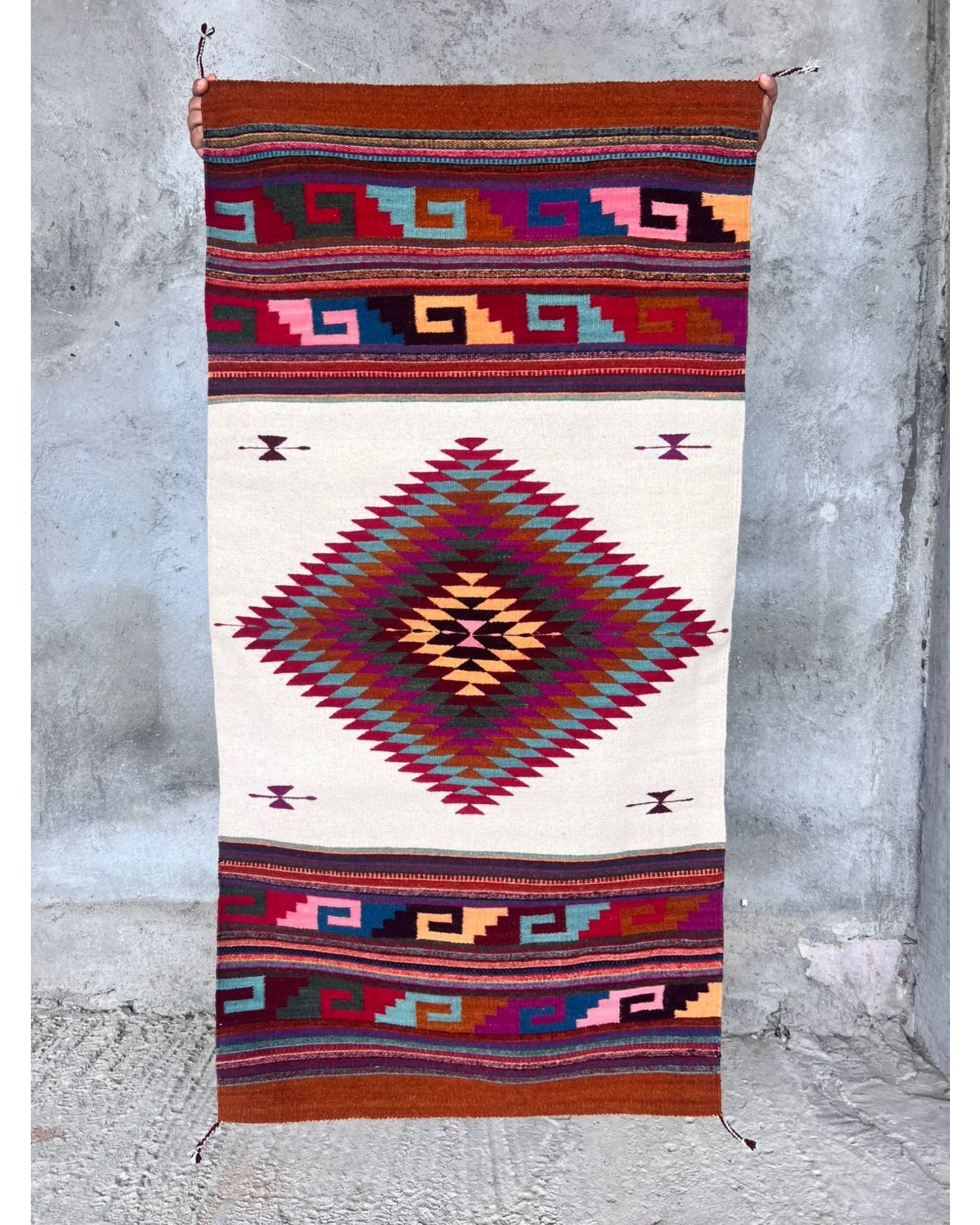 Wollteppich Oaxaca - #13 (80 x 150 cm)