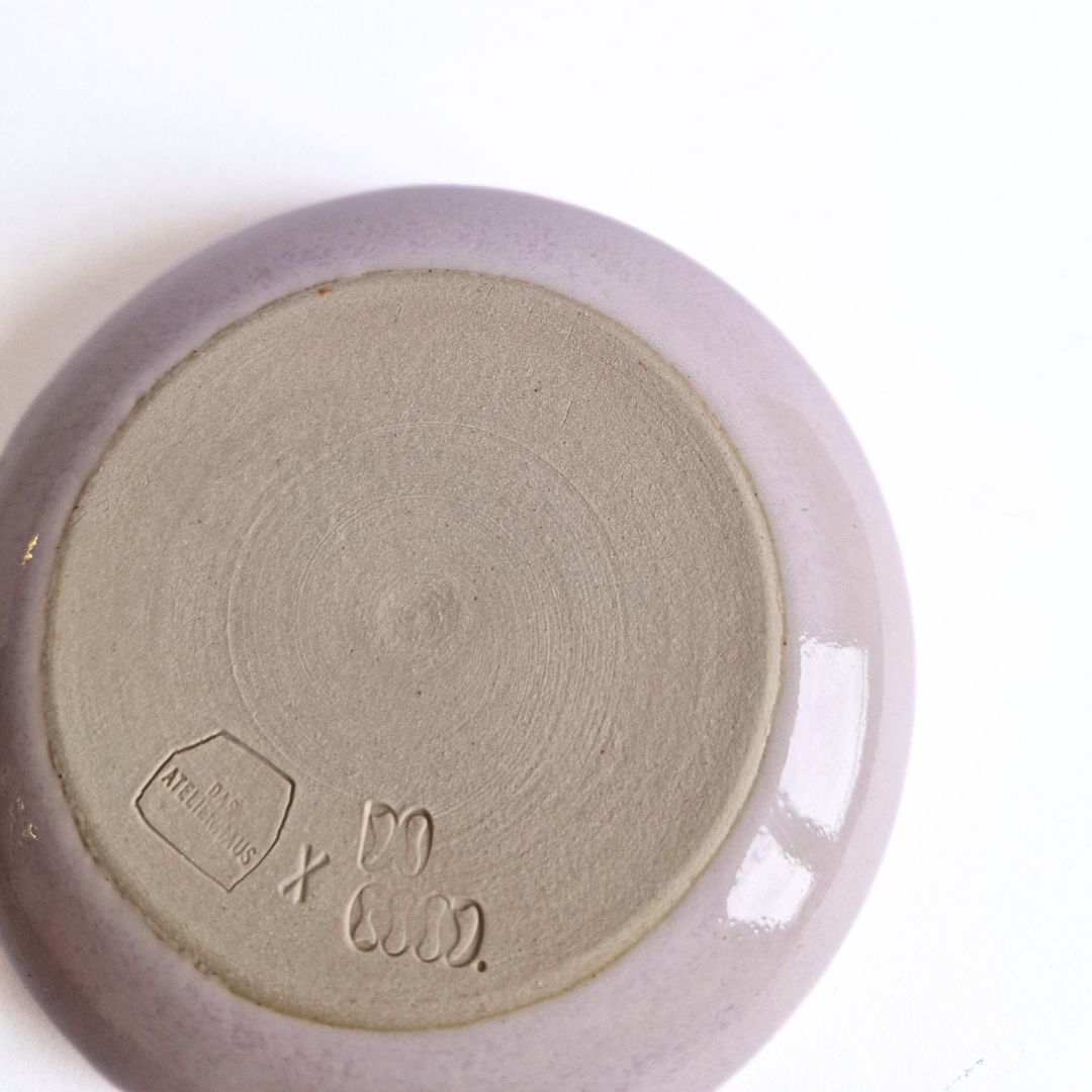 Räucherschale Keramik Lila