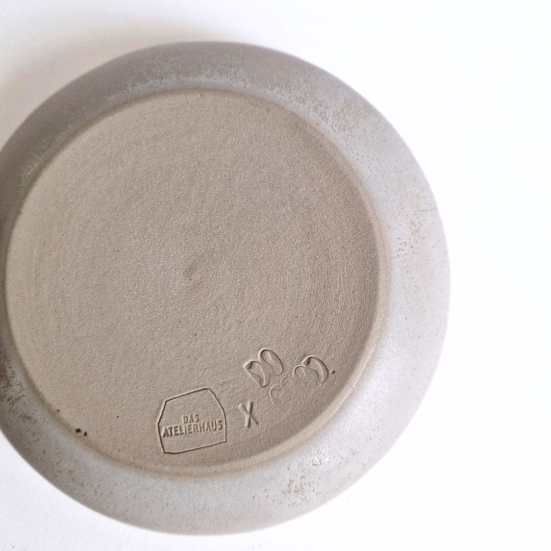 Räucherschale Keramik Weiss