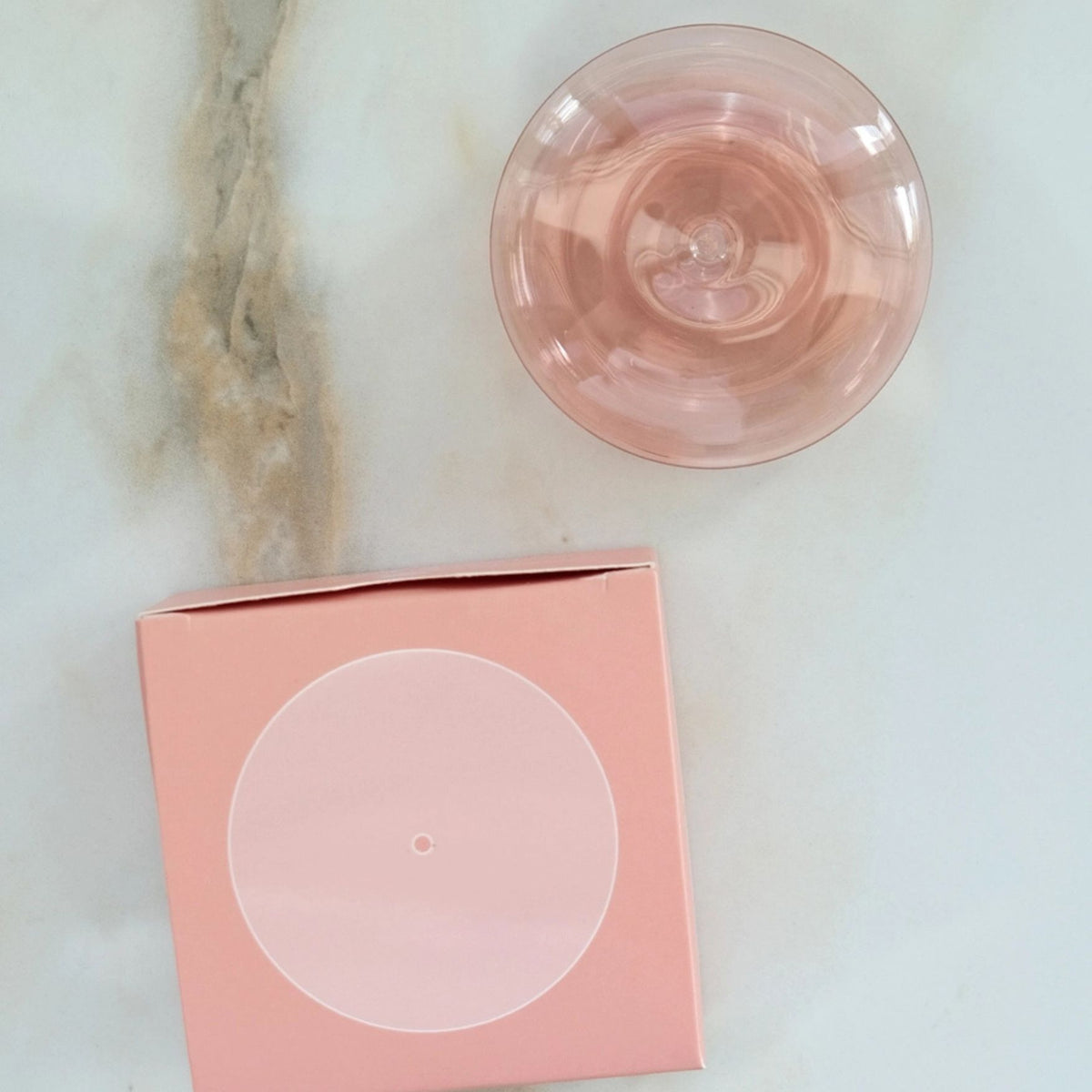 Support pour bâtonnets d'encens Bubble - verre soufflé ambre