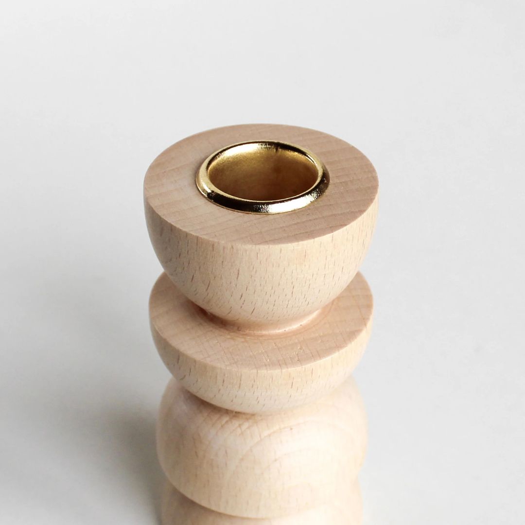 Holzkerzenständer - Totem No. 4 Set