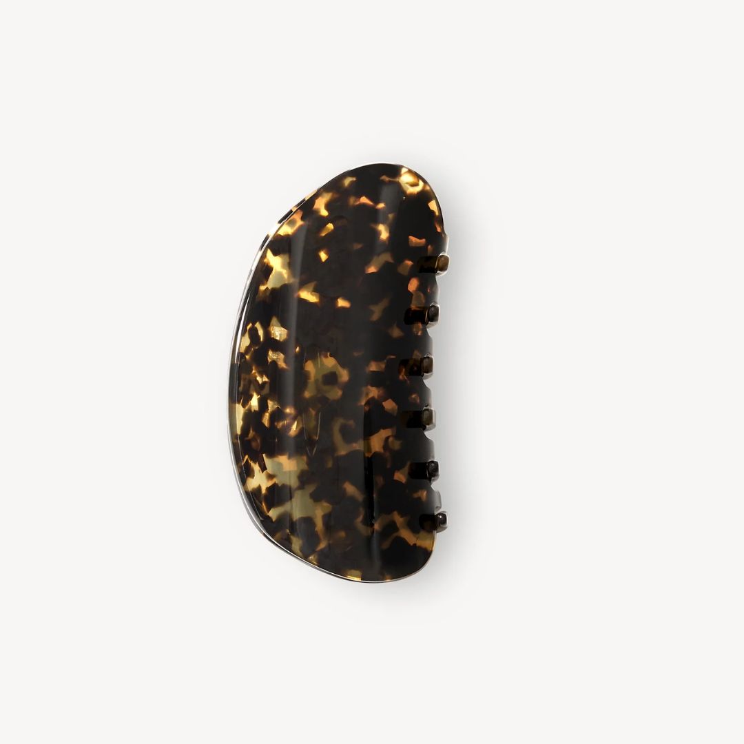 Haarklammer - Machete Crescent Dark Tortoise