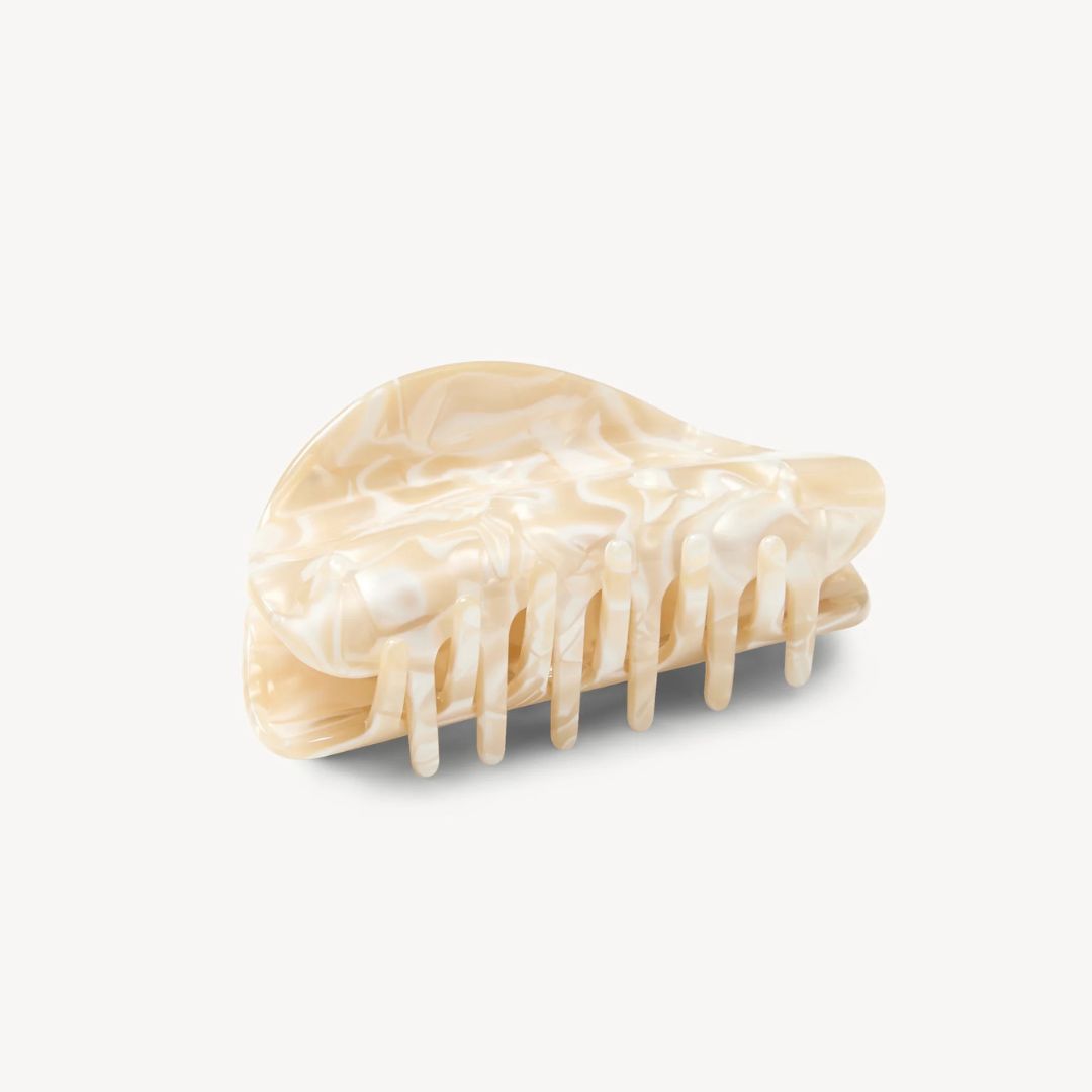 Haarklammer - Machete Crescent Ivory