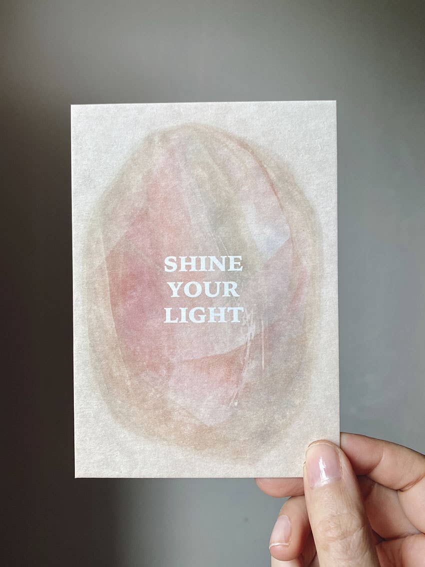 Postkarte - Shine Your Light