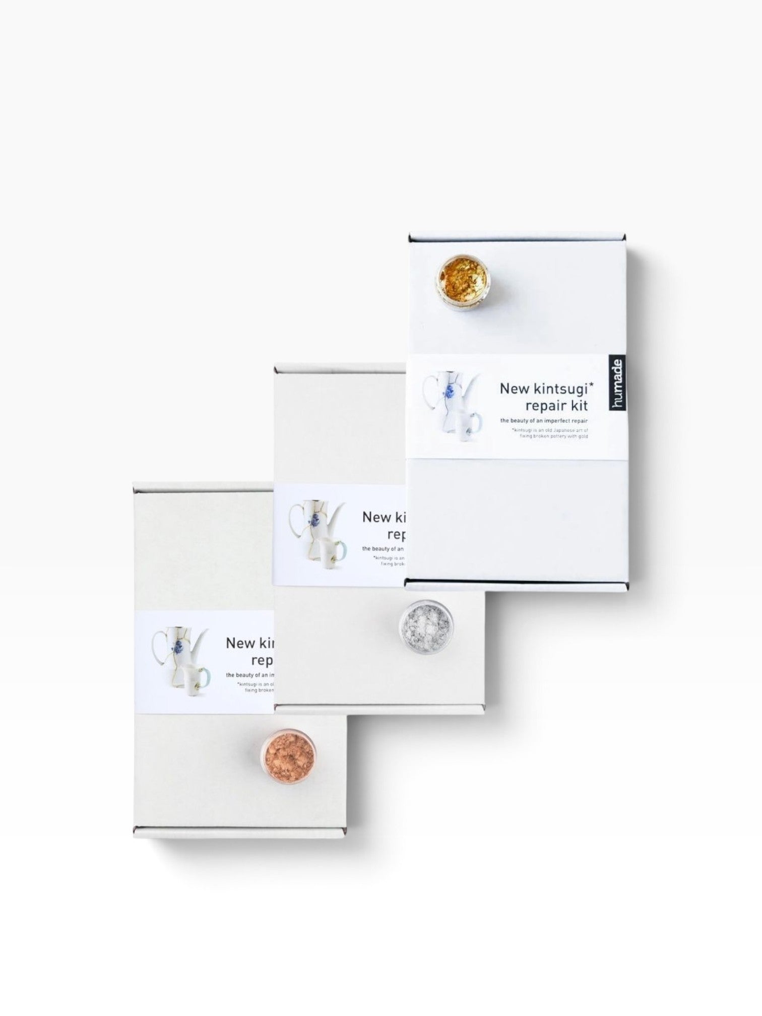 Kintsugi Kit - Gold Silber Bronze Trio