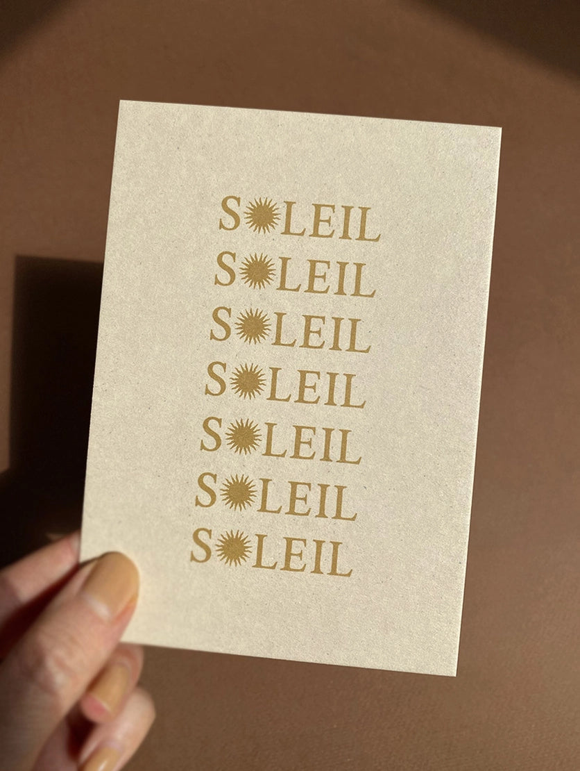 Postkarte - Soleil Soleil Soleil