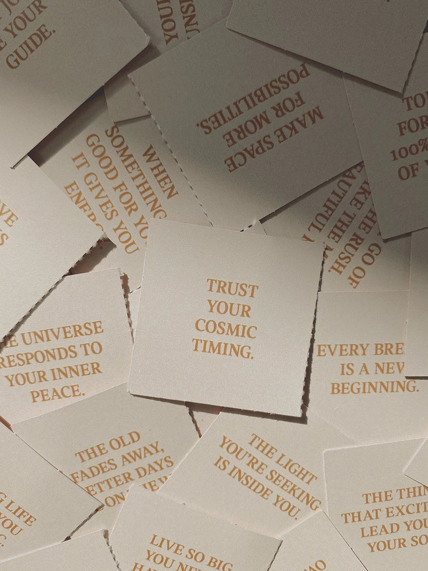 Postkarte - Affirmationskalender mit 24 Affirmationen