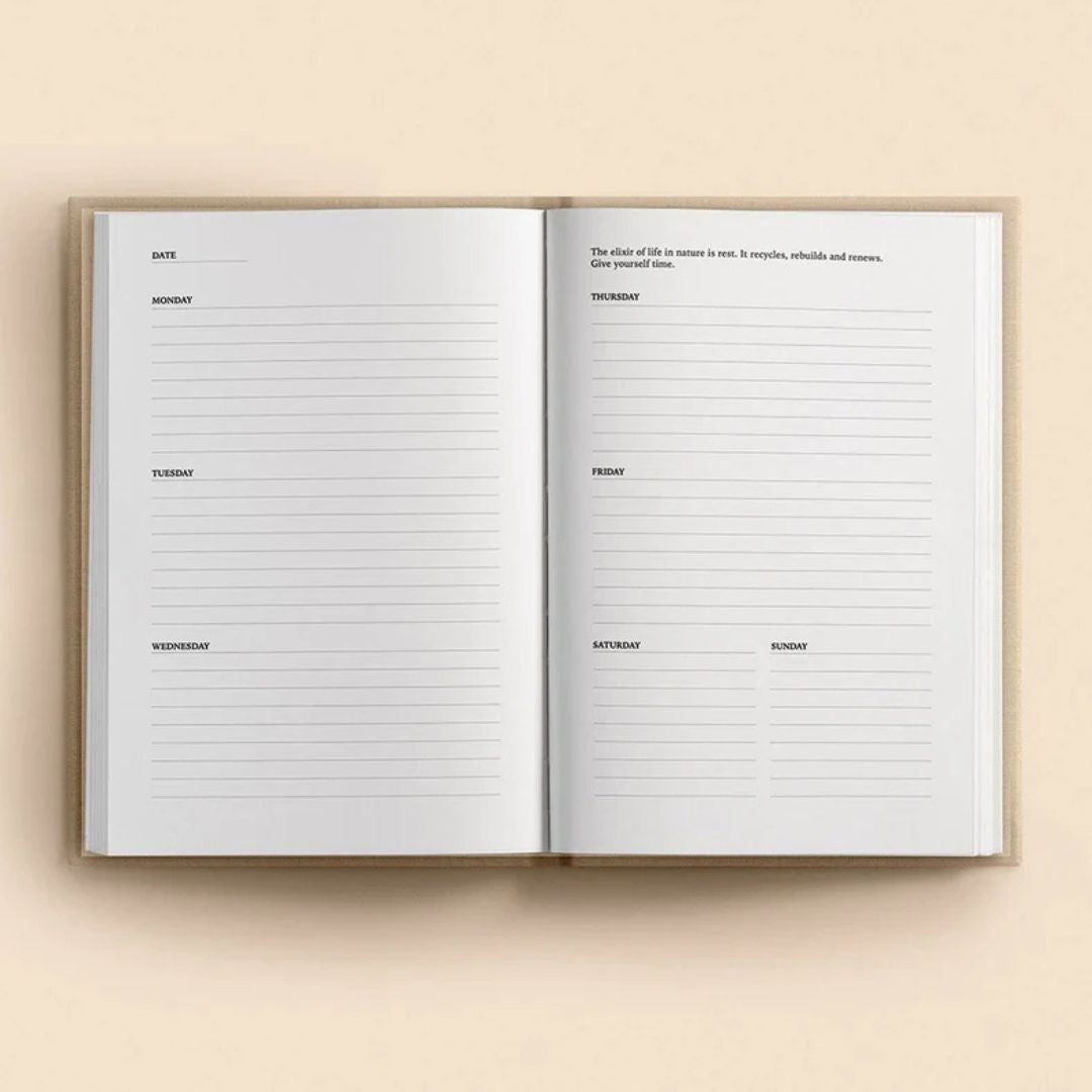 Zeitloser Planer 2026 - Stay Gold Wild Soul