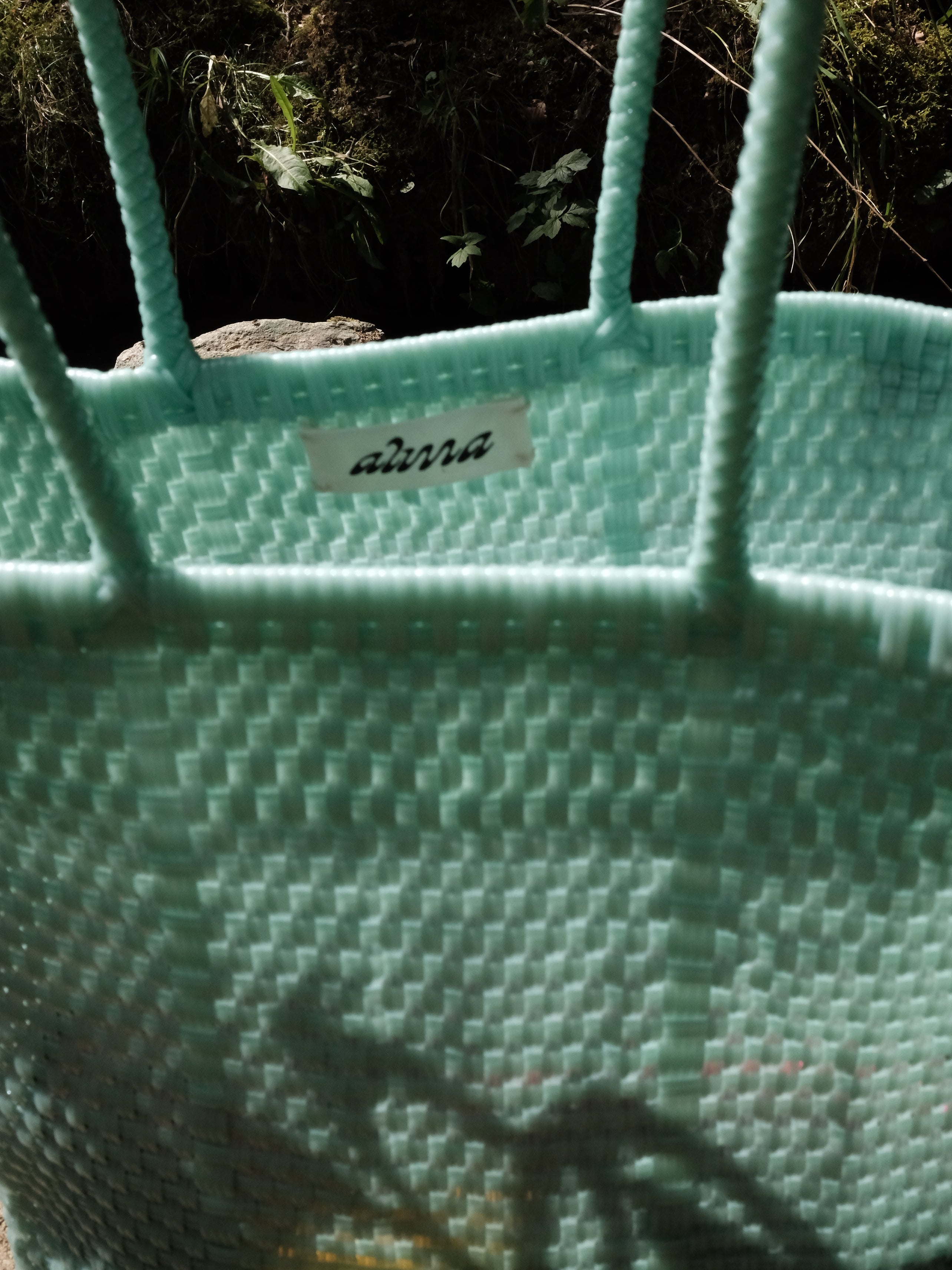 Alma Tote Mediana Jelly Mint