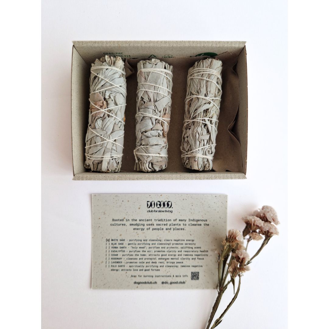 Weisser Salbei Räucherbündel 3 Stück