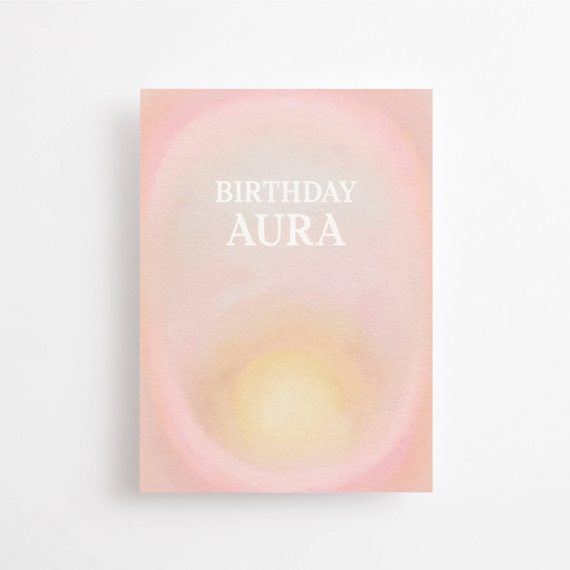 Postkarte - Birthday Aura