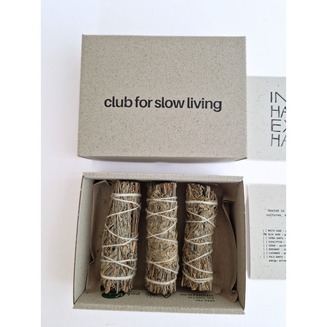 Blauer Salbei Räucherbündel 3 Stück