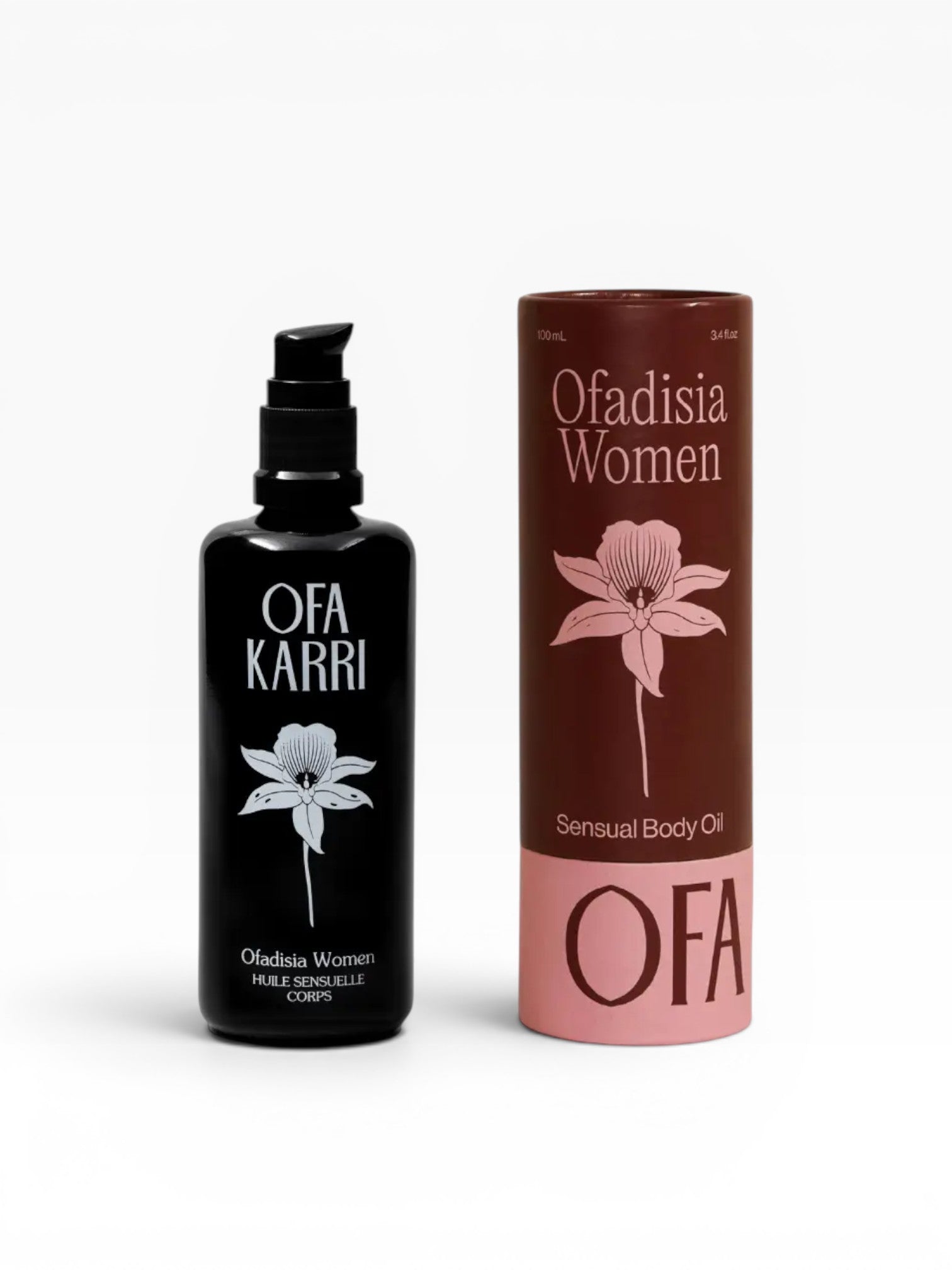 Duo d'huiles corporelles sensuelles Ofadisia
