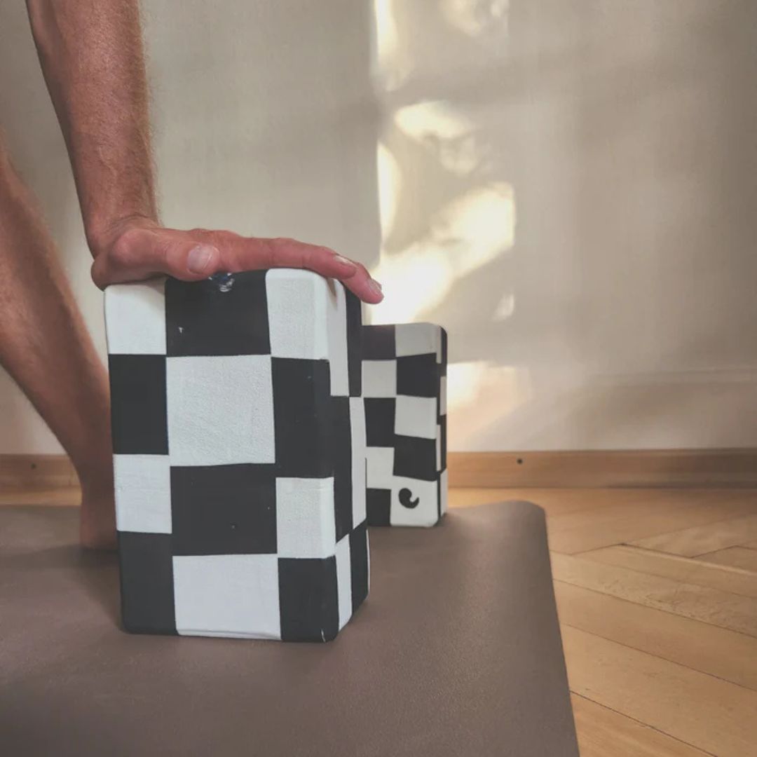 Recycled Yoga Block Yin Yang