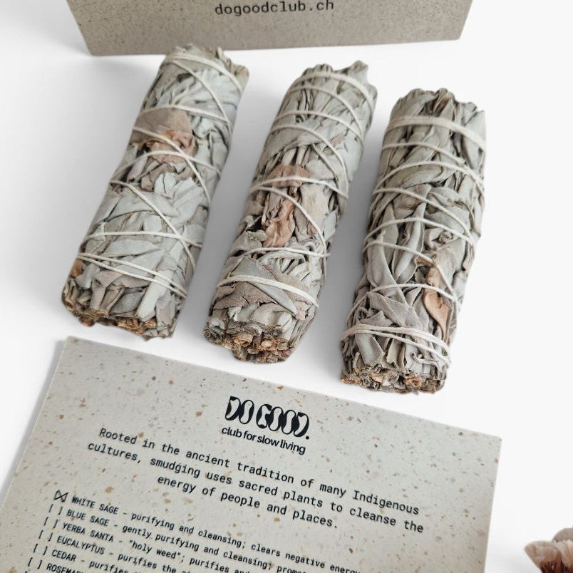 Bâtonnets de sauge blanche pour fumigation, 3 pièces