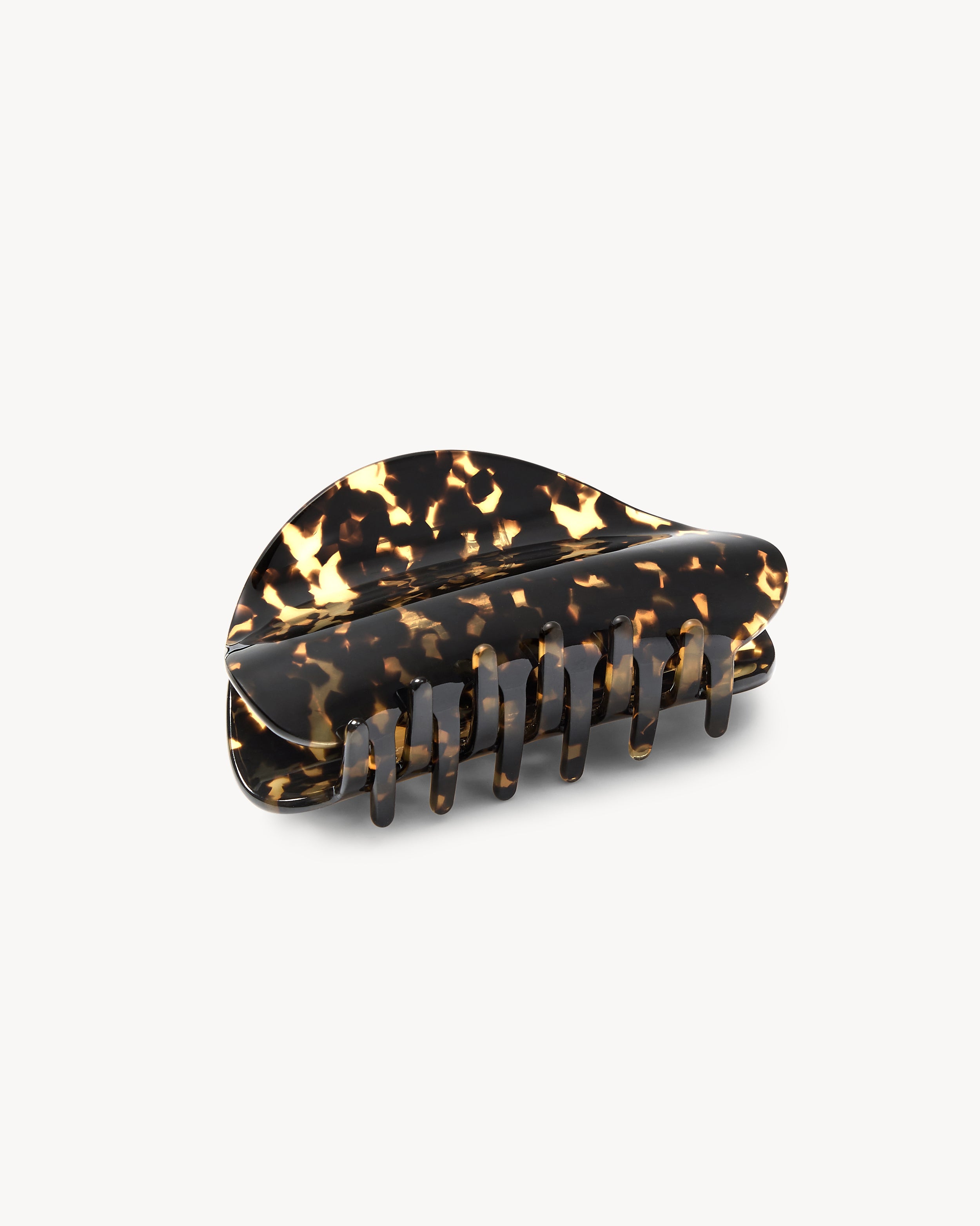 Haarklammer - Machete Crescent Dark Tortoise